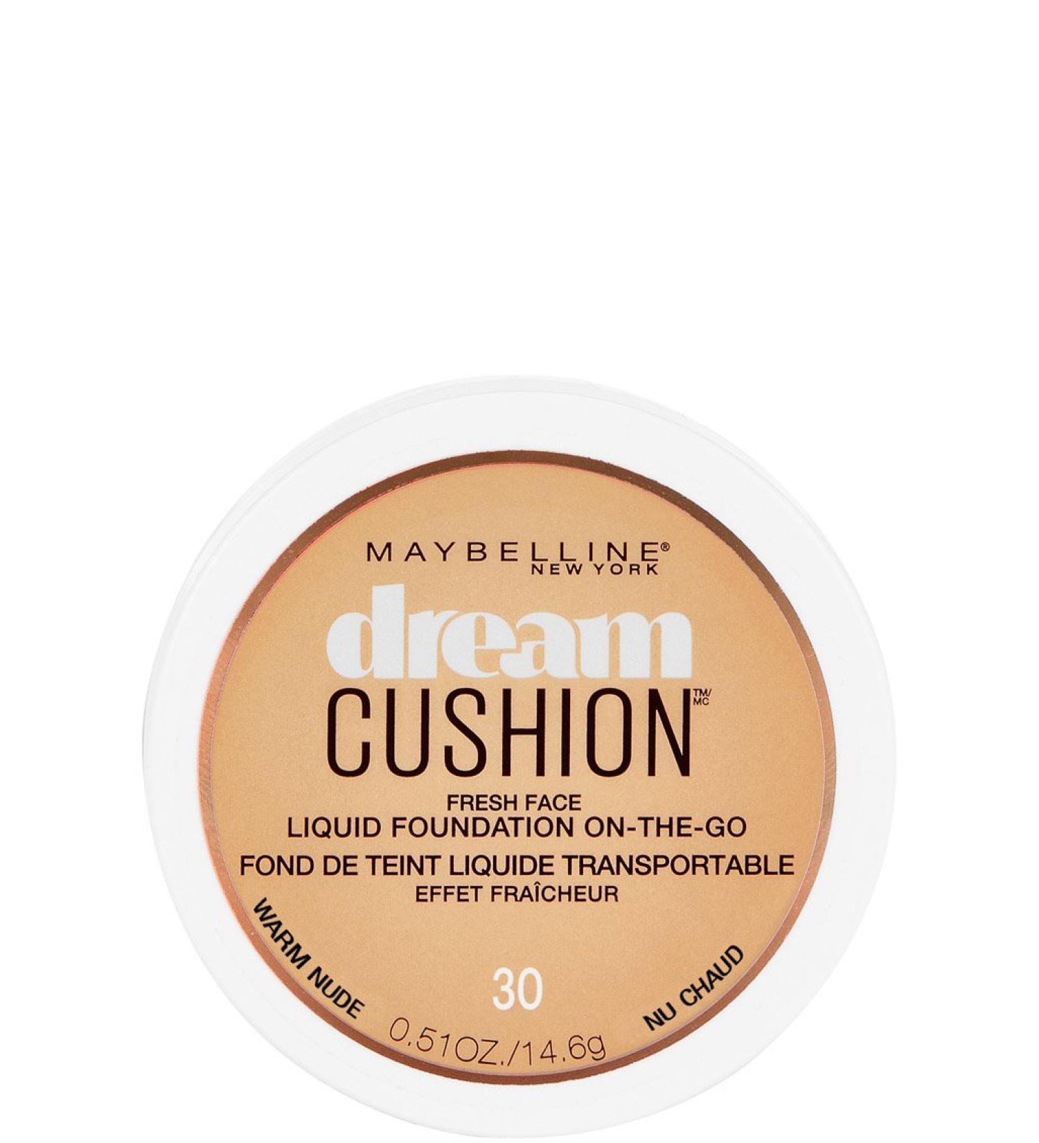 Maybelline Dream Cushion Fresh Face Liquid Foundation - Warm Nude 0.51oz - Buy Online on GoSupps.com