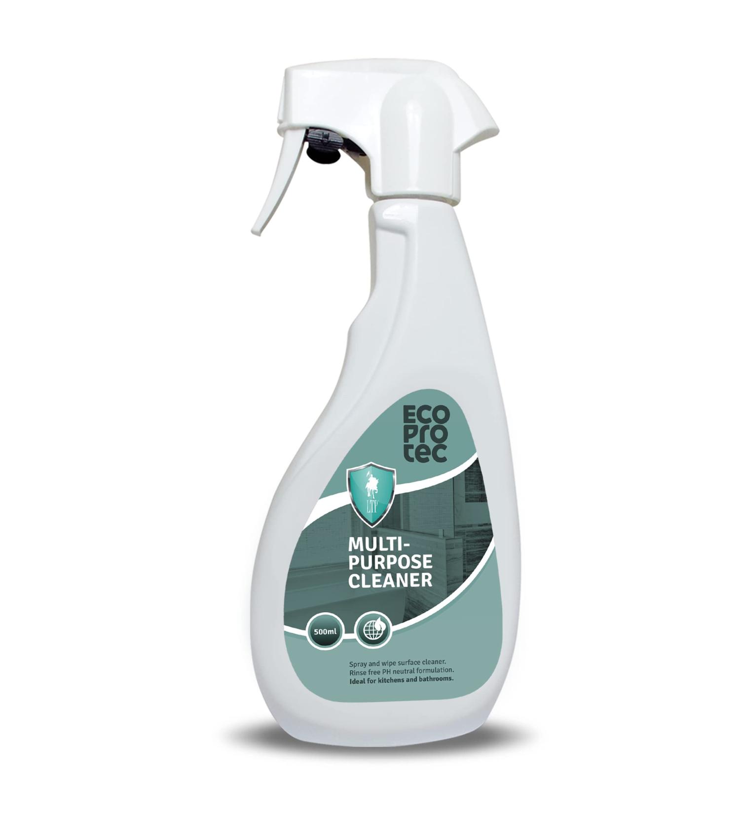 ECOPROTEC Multi Purpose Cleaner 0.5L - PH Neutral Rinse Free Spray for Bathrooms & Kitchens - Buy Online on GoSupps.com