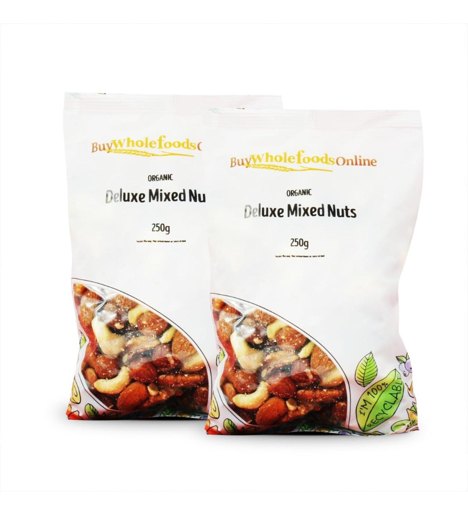 Organic Deluxe Mixed Nuts 500g (BWFO)