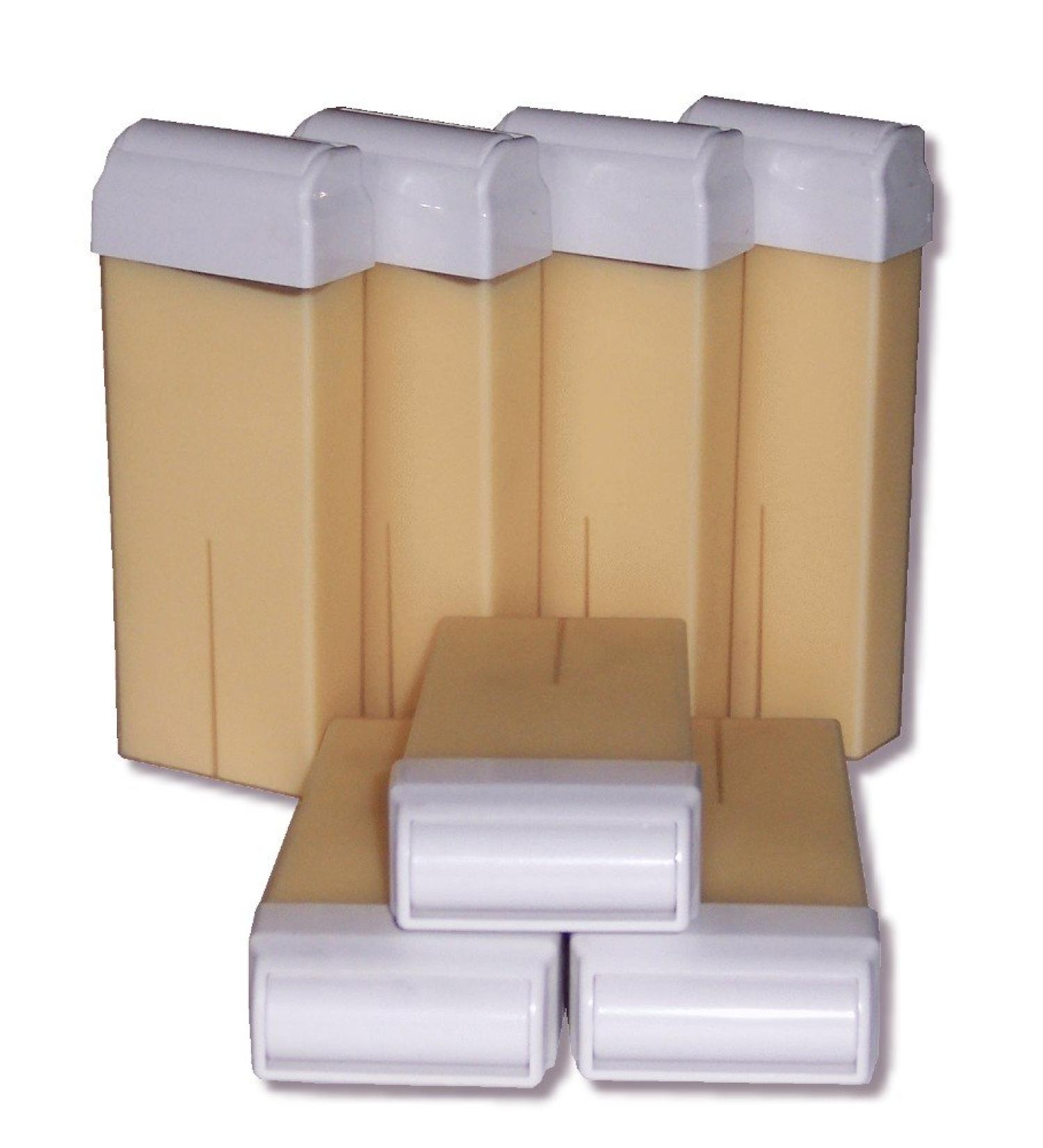 storepil - 7 recharges 100 ml de cire piler jetable NACREE BLANCHE pour pilation avec bandes