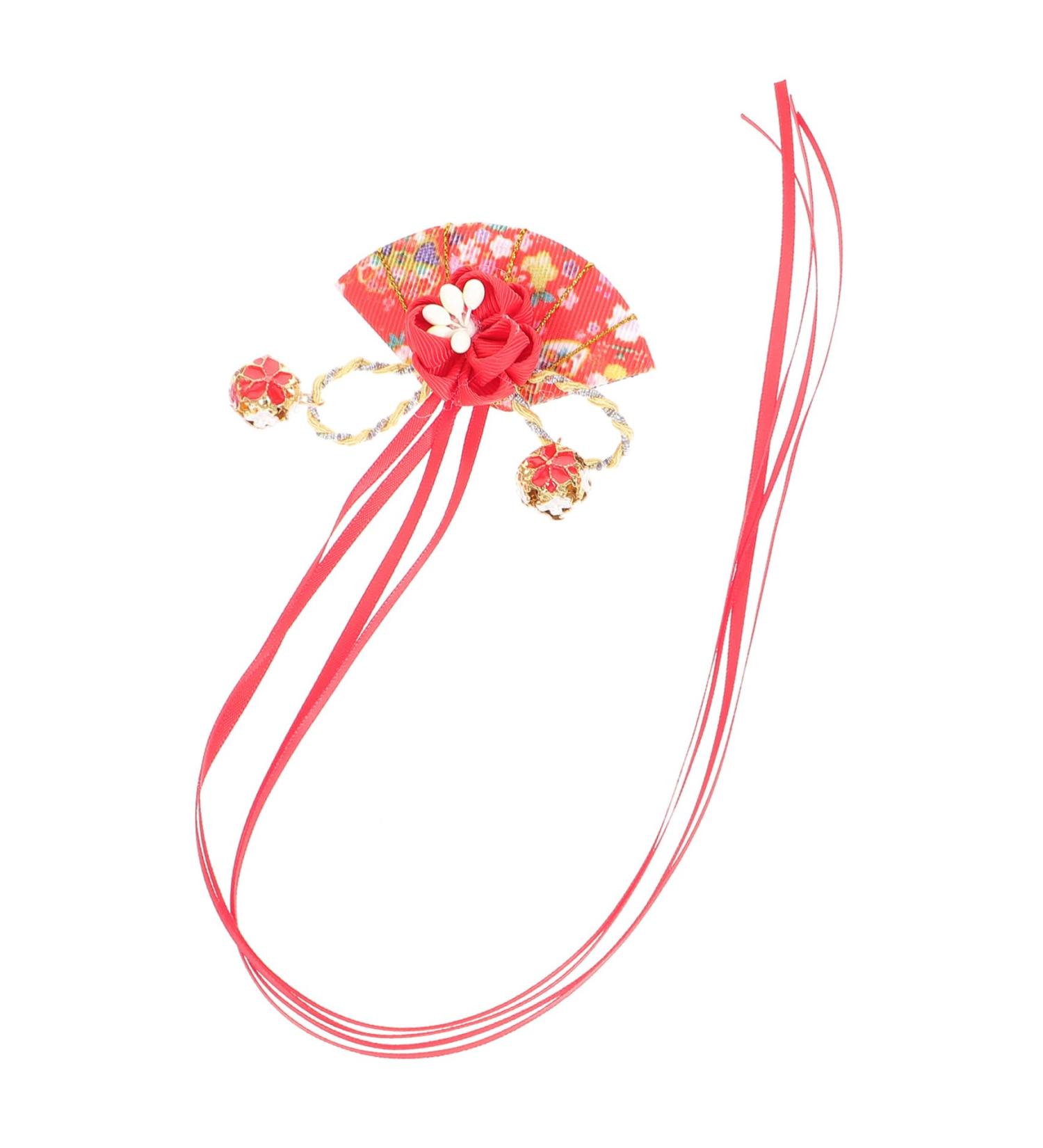 SOESFOUFU Children's Antique Hanfu Accessories Hairpin Set Fringe Trim Bridal Hair Accessories for Women Girls Accessories Hair Decorations Cherry Blossoms Women's Cloth Headgear - Buy Online on GoSupps.com