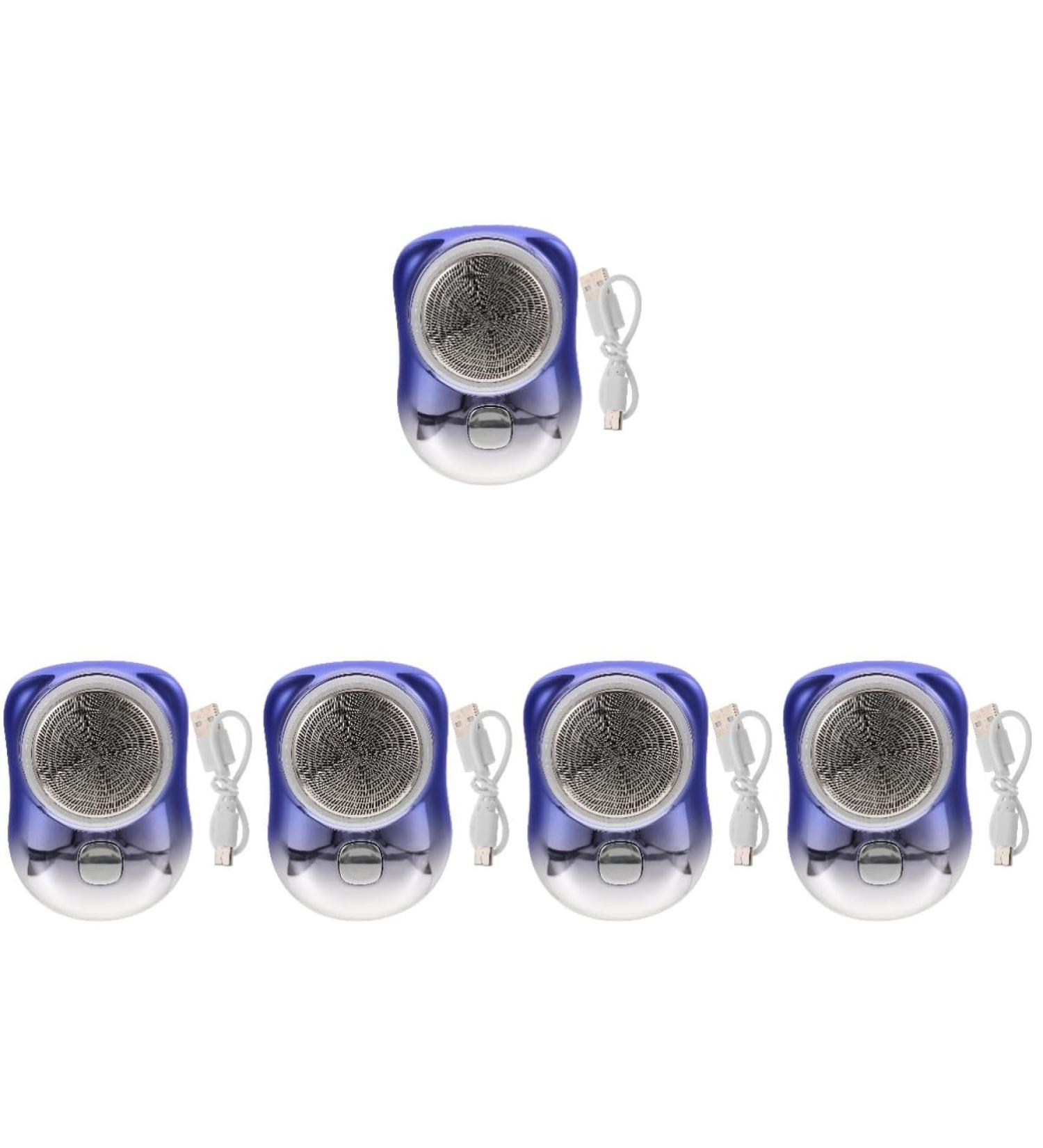 FRCOLOR 5pcs Electric Shaver for Men - Portable USB Rechargeable Pocket Razor & Hair Clipper for Travel - Buy Online on GoSupps.com