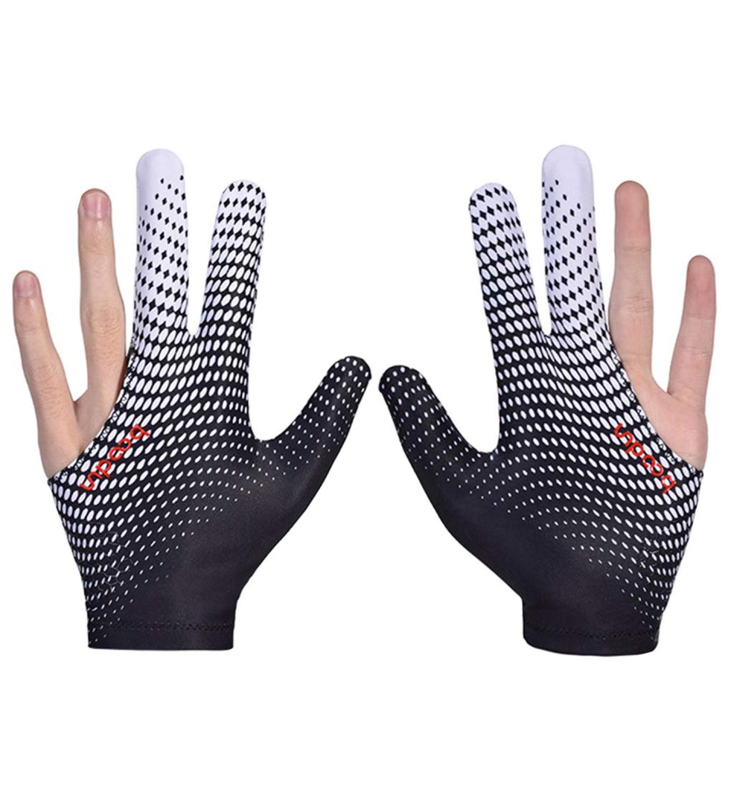 Buy 2-Piece Billiard Gloves Set - Left & Right Hand Snooker Gloves for Men & Women | 3 Finger Pool Accessories - White - Buy Online on GoSupps.com