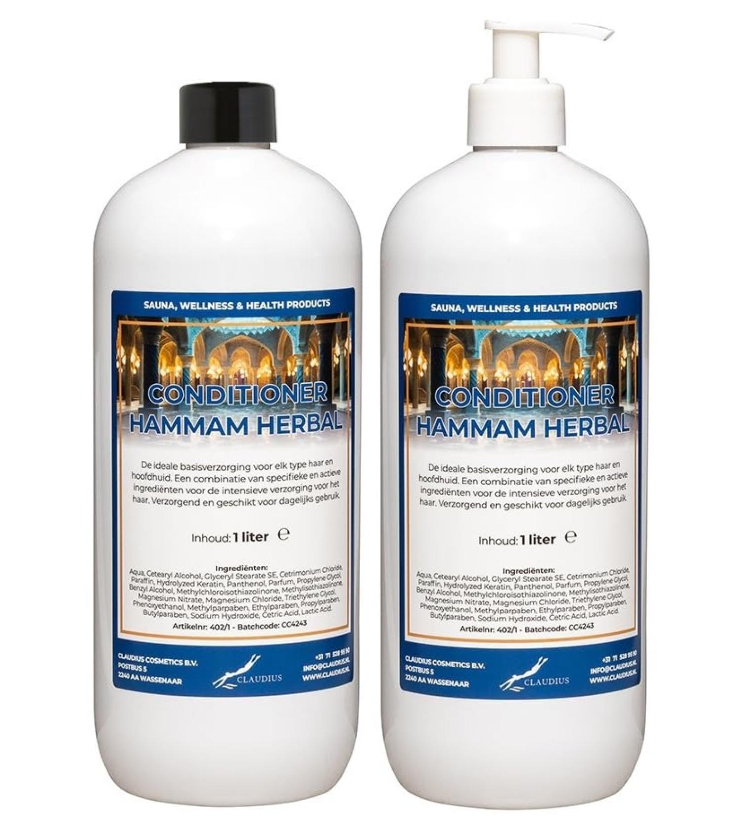 Claudius Herbal 1-liter steam air conditioner with 1 white pump - Pack of 2