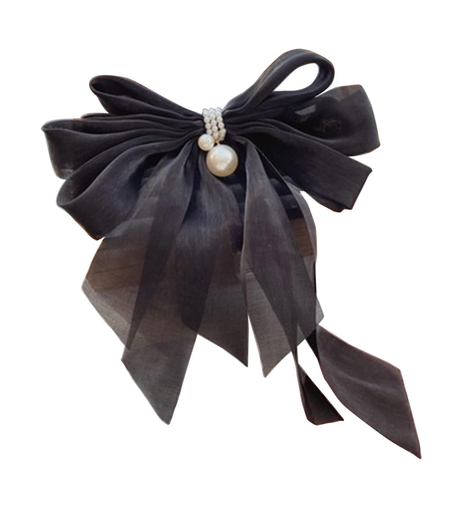 Organza Hair Clip For Princess Bowknot Hair Barrettes Lovely Strong Holder Hairpin French Hair Accessories Hair Clips F - Buy Online on GoSupps.com
