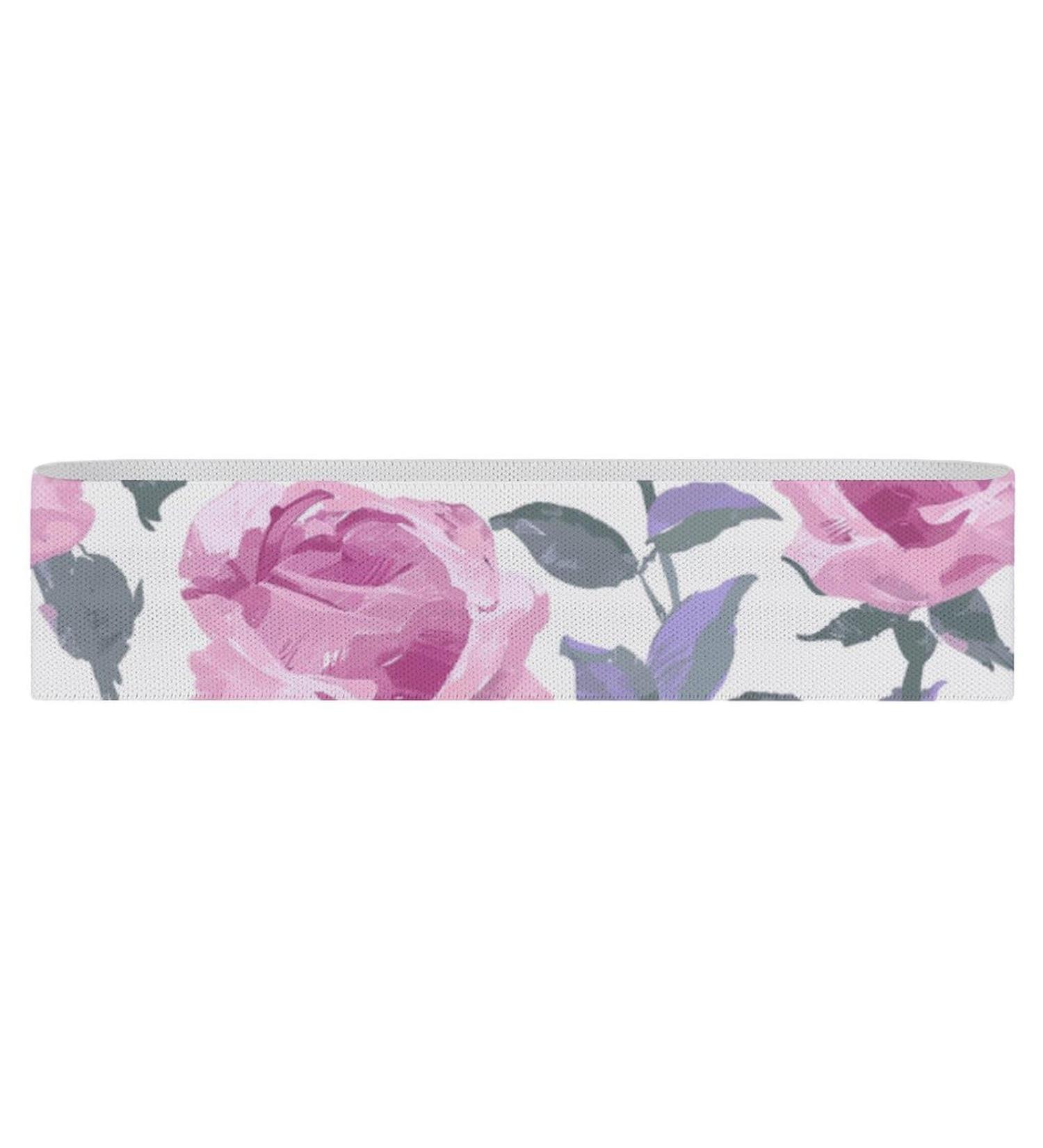 Vintage Style Resistance Bands - Printed Elastic Leg Bands for Fitness | Premium Fabric Exercise Bands for Effective Workouts - Buy Online on GoSupps.com