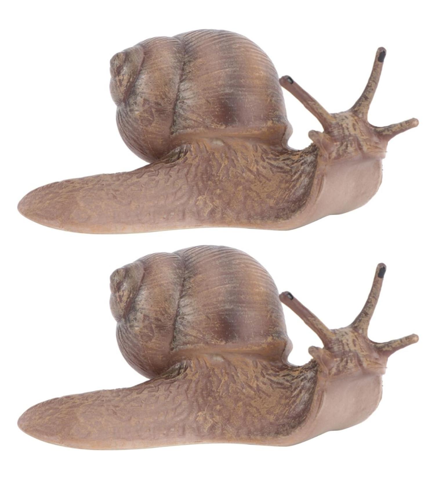 FRCOLOR 2 Pack Snail Micro Landscape Statues - Outdoor Figurines & Lawn Ornaments for Garden Decor - Buy Online on GoSupps.com