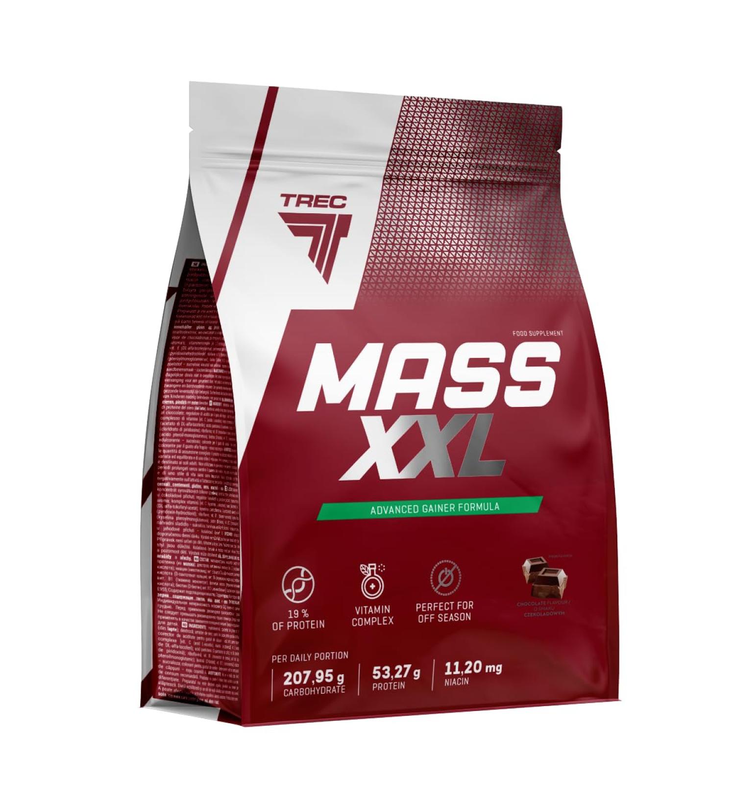 TREC Nutrition Mass XXL Chocolate 1000 g - Buy Online on GoSupps.com
