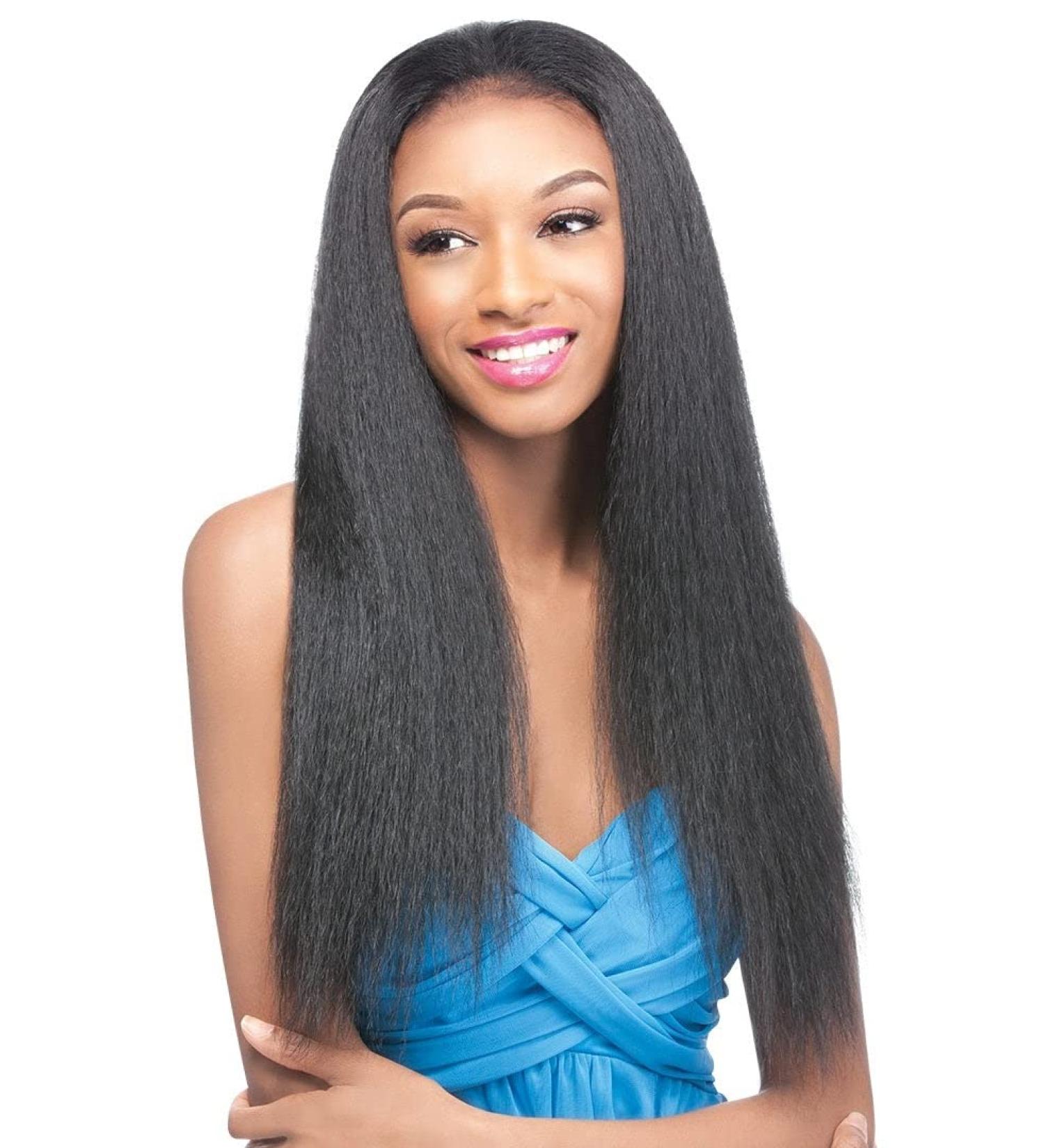 Outre Quick Weave Annie Half Wig - Natural Dark Color 1B | Synthetic Hair - Buy Online on GoSupps.com