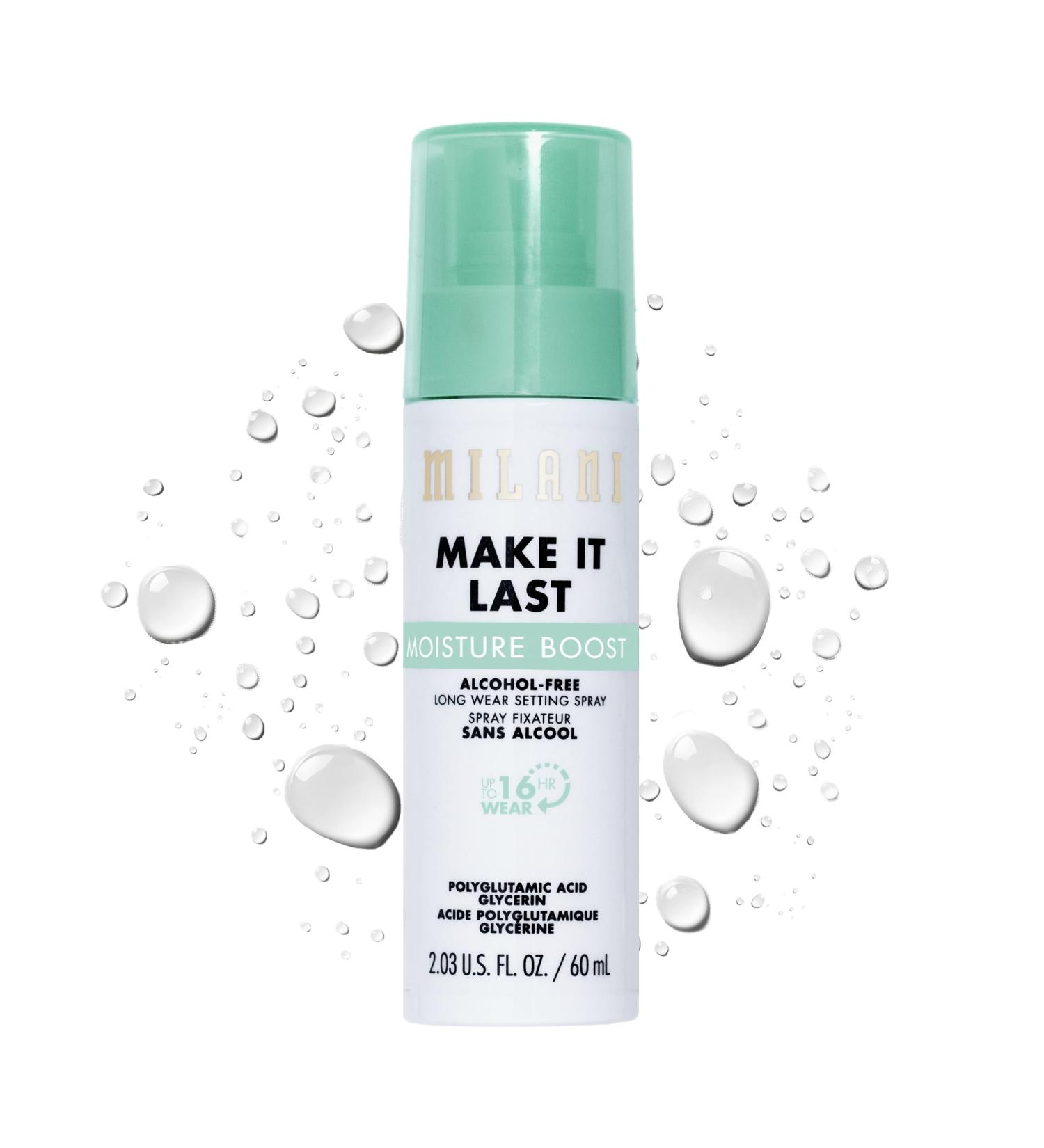 Milani Make It Last Moisture Boost Setting Spray - Alcohol Free Waterproof Makeup Finishing Mist - Hydrating & Soothing Formula for Sensitive Skin - 1 Count Moisture Boost - 1 Pack - Buy Online on GoSupps.com