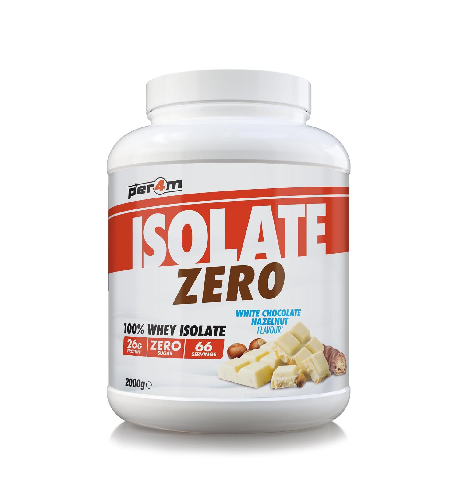  per4m Per4m Isolate Zero White Chocolate Hazelnut 2kg - Buy Online on GoSupps.com