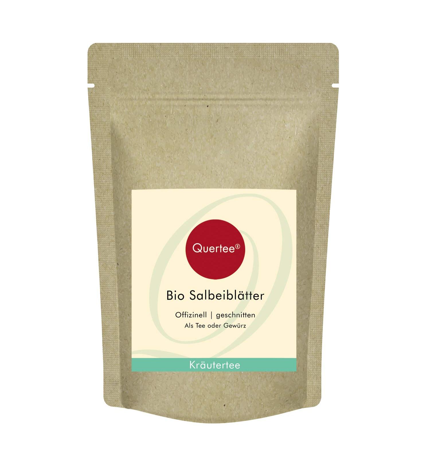 Quertee Quertee Organic Sage Tea | Organic Leaf Cut Sage (500g)