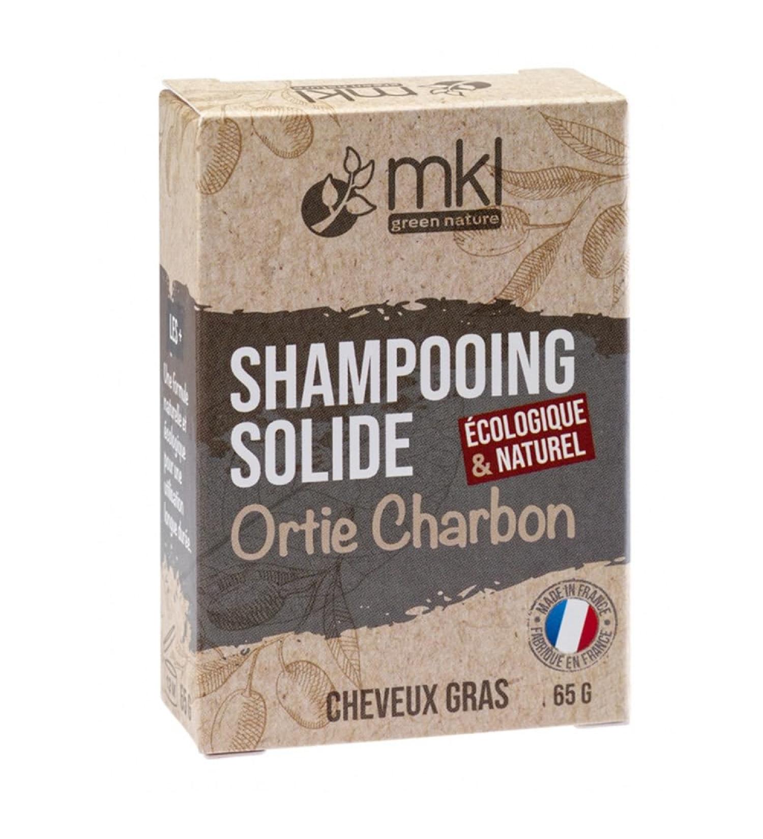 MKL Green Nature Solid Shampoo Nettle Charcoal Oily Hair 65 g - Buy Online on GoSupps.com