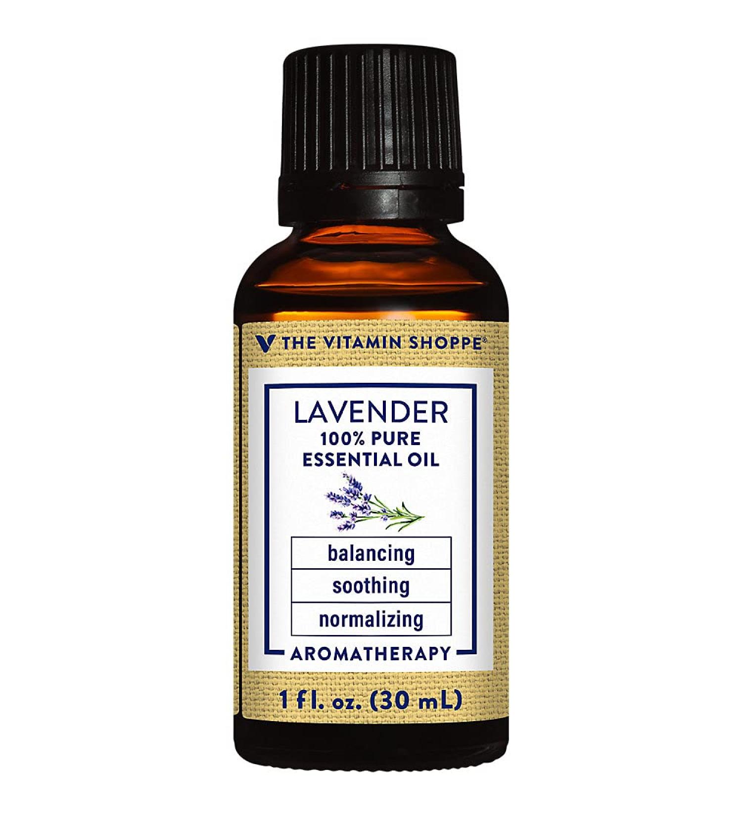 Buy 100% Pure Lavender Essential Oil - Balancing & Soothing Aromatherapy (1 fl. oz.) - International Shipping Available - Buy Online on GoSupps.com
