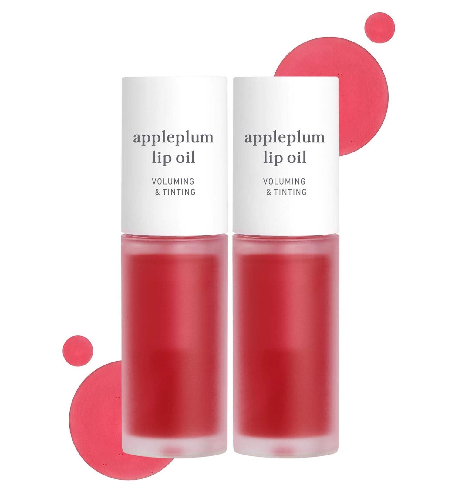 NOONI Appleseed Lip Oil Set - Appleplum Duo | Hydrating Lip Oil and Lip Stain Gift Set - Buy Online on GoSupps.com