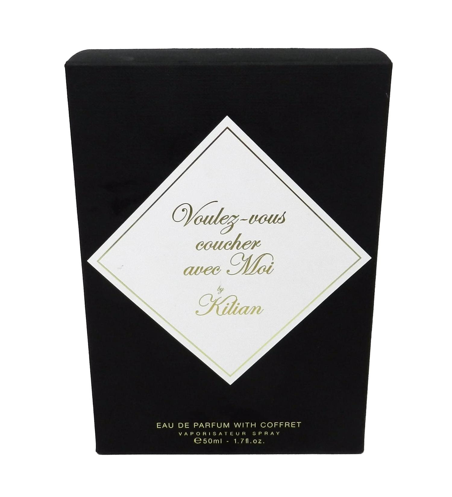 By Kilian Voulez vous coucher avec Moi Eau de Parfum 50 ml with Clutch Ylang Ylang Gardenia Sandalwood 1.7 Fl Oz (Pack of 1)