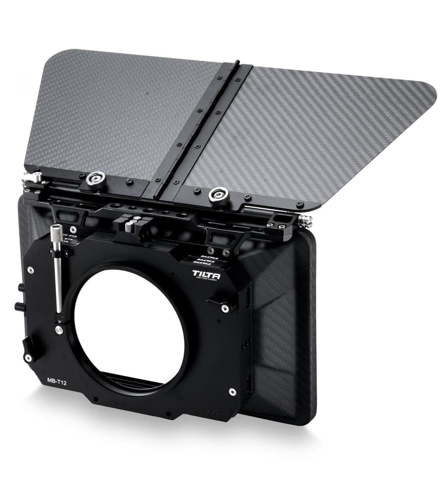 Tilta MB-T12 3-Stage Carbon Fiber Clamp On Matte Box | 4x5.65 | Single 95mm Back - Buy Online on GoSupps.com