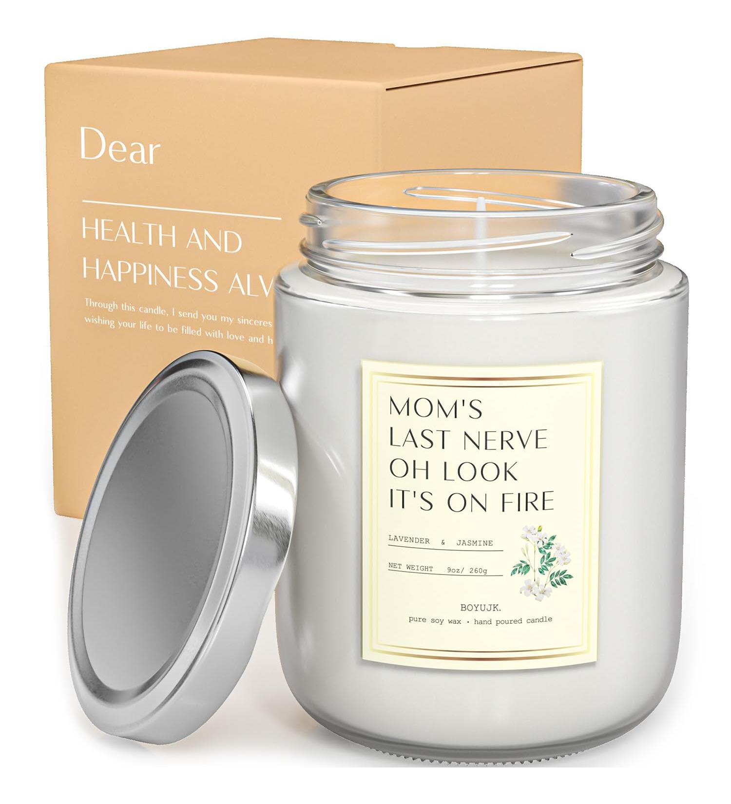 Candles Gift Set for Women - BOYUJK Scented Candles with Blessing Tags, Perfect for Birthday, Christmas, or Any Occasion - 260g Mum Gifts - Buy Online on GoSupps.com