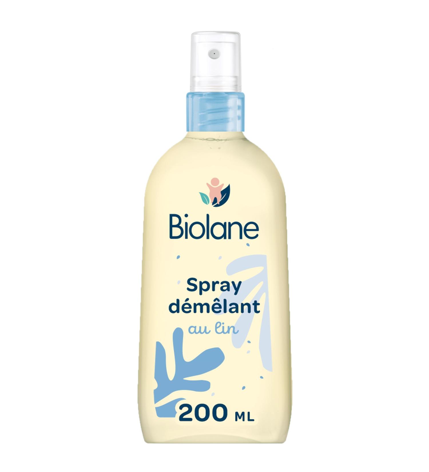 BIOLANE - Spray D m lant B b D m le efficacement - Facilite le coiffage - Sans Rincage Lin Fran ais 98% d'origine naturelle 200ml - Buy Online on GoSupps.com