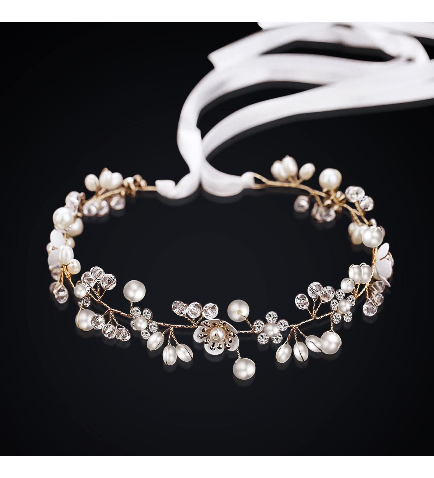 Flower Girl Headpiece | Wedding Bride Headband | Princess Crown for Girls - Buy Online on GoSupps.com