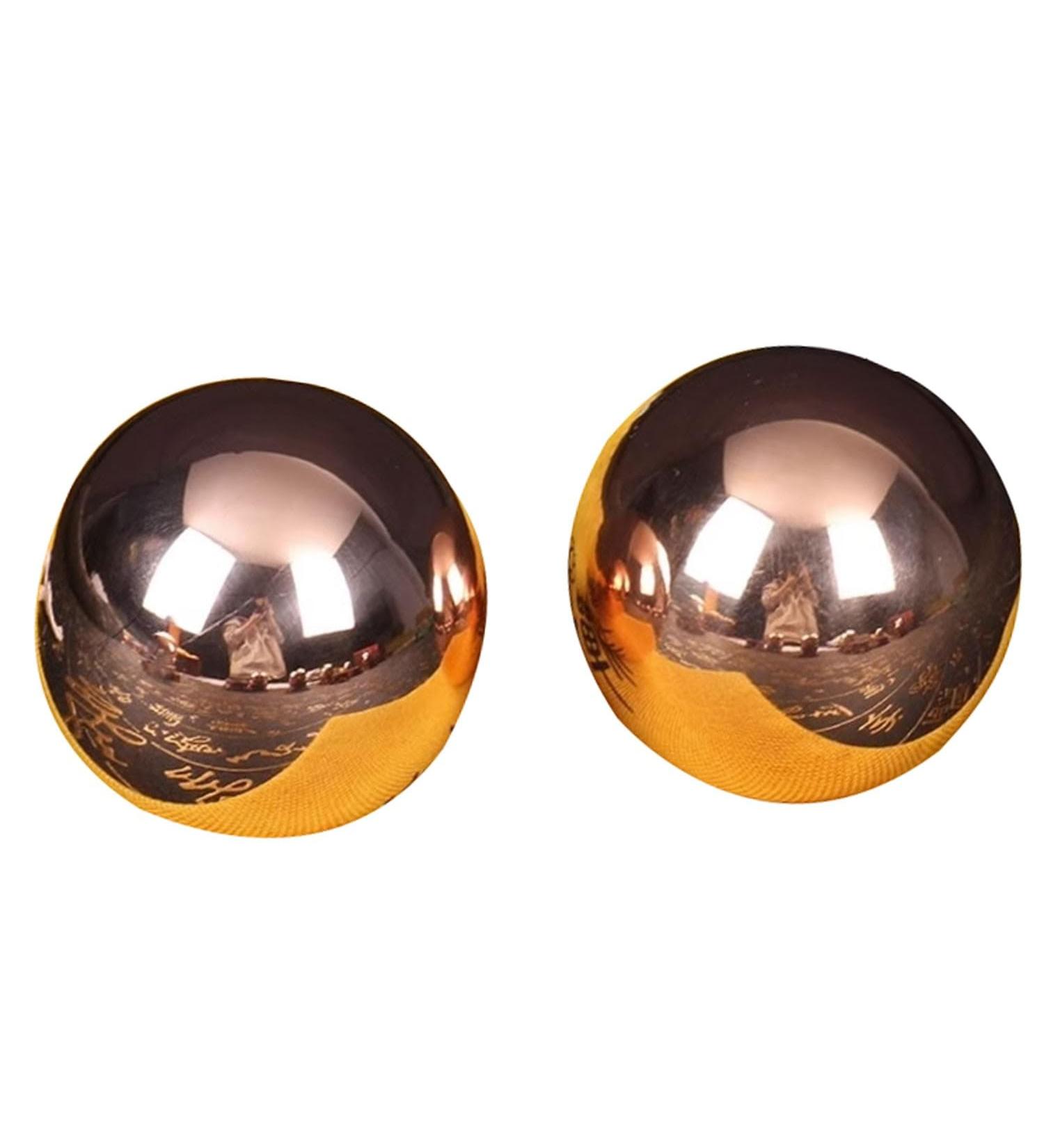 Unbit Baoding Balls - 39mm Stress Relief & Meditation | Magnetic Chinese Exercise Balls (2 Piece Set) - Ideal for Massage & Hand Therapy - Buy Online on GoSupps.com