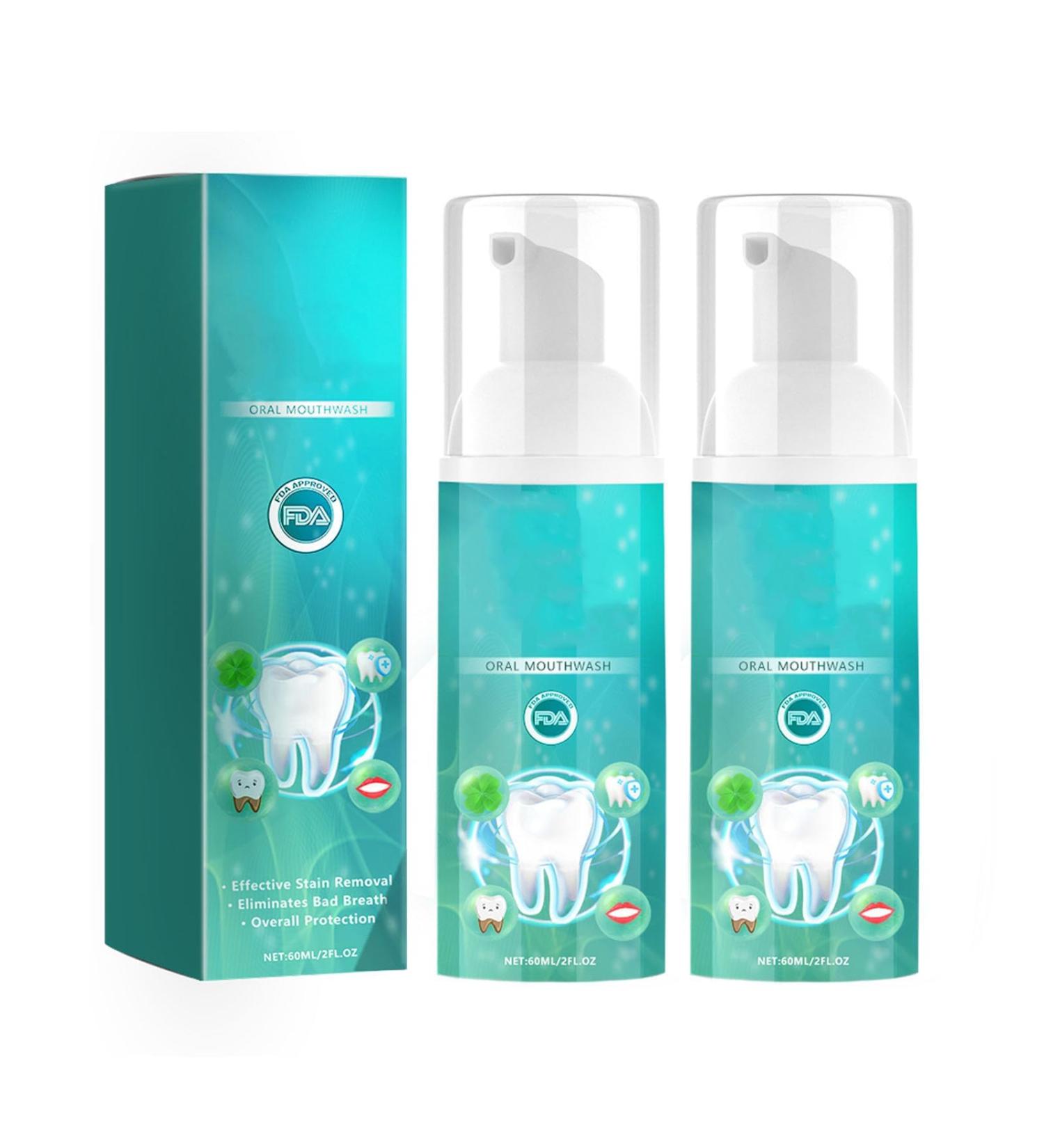 Smartsmile Mouth Water 2PC - Ultimate Mouthwash & Tooth Care Foam for Gum Health & Fresh Breath - Buy Online on GoSupps.com