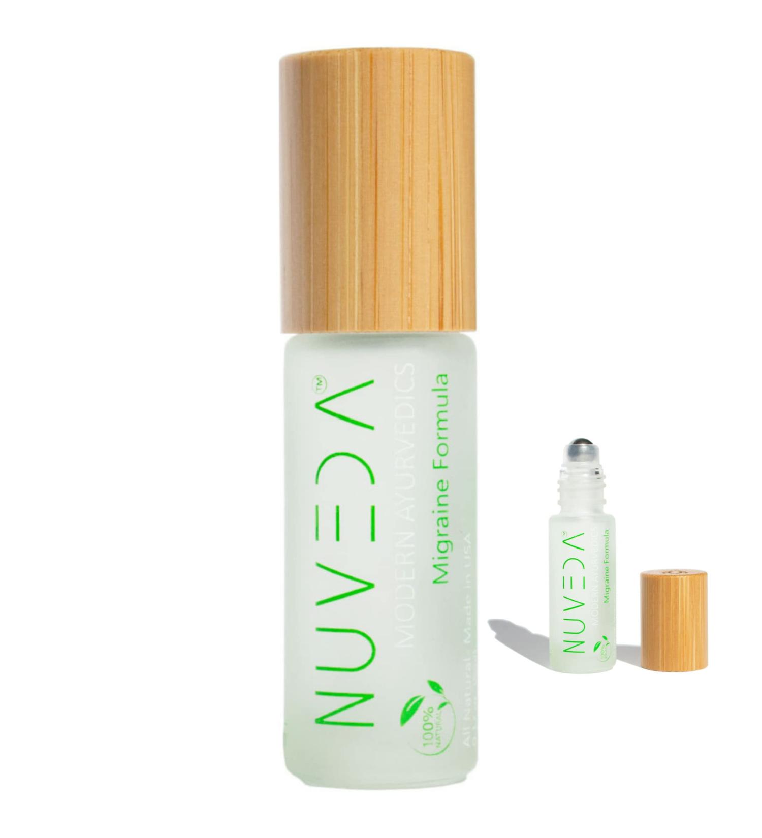NUVEDA Advanced All Natural Migraine Relief Stick - Modern Ayurvedic Headache Relief | Roll-On Aromatherapy | Made in USA - Buy Online on GoSupps.com