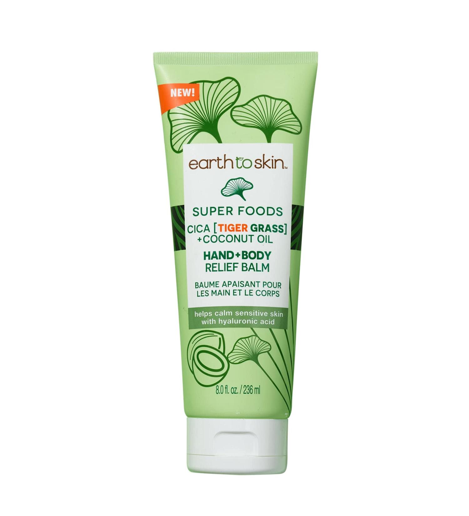Earth To Skin Cica Coconut Oil Hand & Body Balm - Nourishing Moisturizer (8 Fl Oz) | Shop Internationally - Buy Online on GoSupps.com