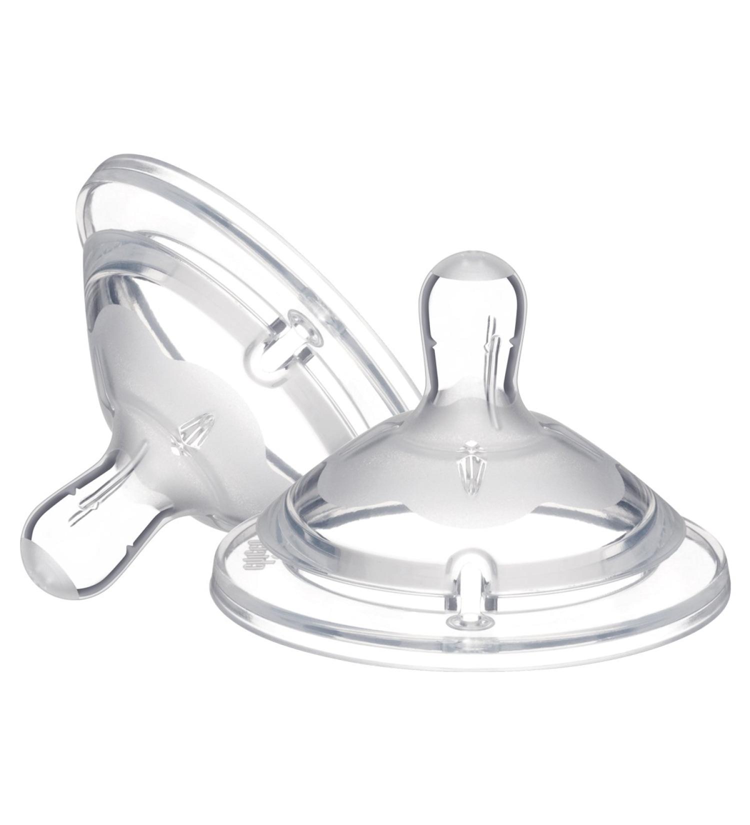 Chicco T tine Silicone Natural Feeling Flux Repas Bout Allong  x 2 6 Mois+ - Buy Online on GoSupps.com
