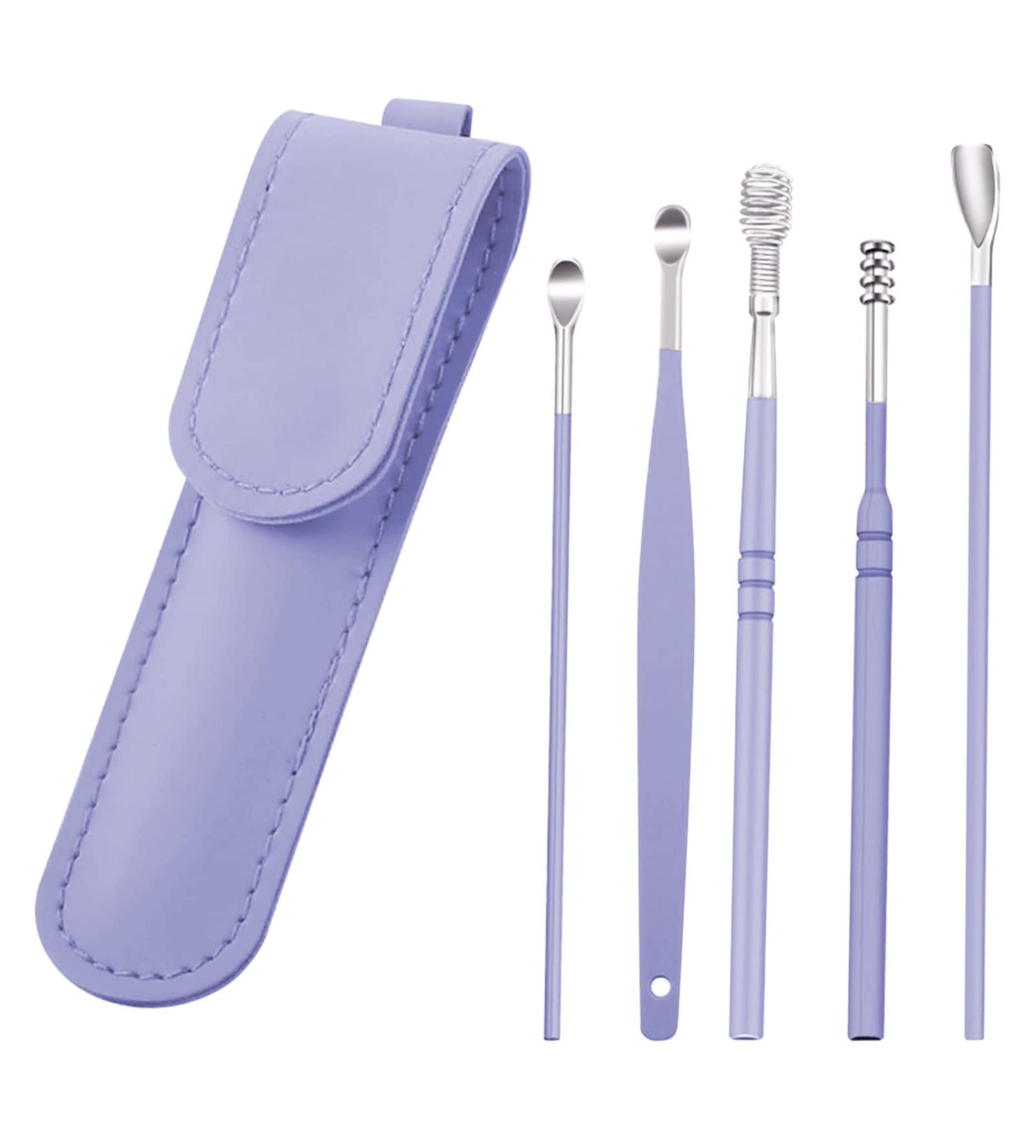 6 Pieces Ear Canal Cleaning Set Ear Wax Cleaning Tools Set Spiral Design Stainless Steel Ear Picks Ear Wax Removal Set Portable Ear Canal Cleaning Set Baby Ear Plugs for Flying (D One Size) One Size D - Buy Online on GoSupps.com