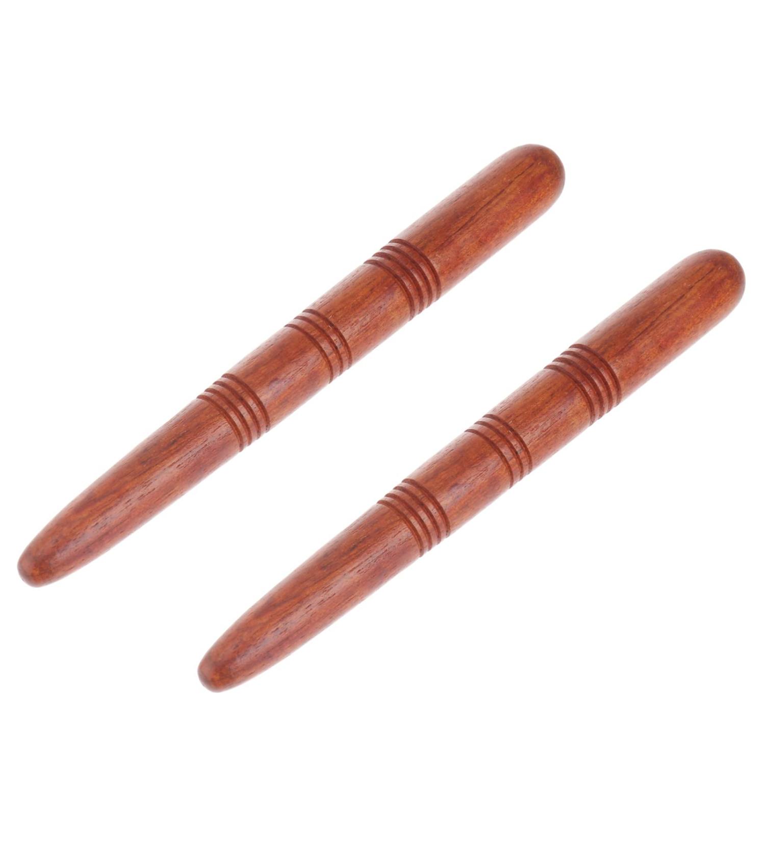 2-Piece Wooden Acupuncture Rod Set - Thai Foot Massage Device for Hand & Foot Relief - SCHABE Acupress Tool - Natural Wood Massage Mat - Buy Online on GoSupps.com
