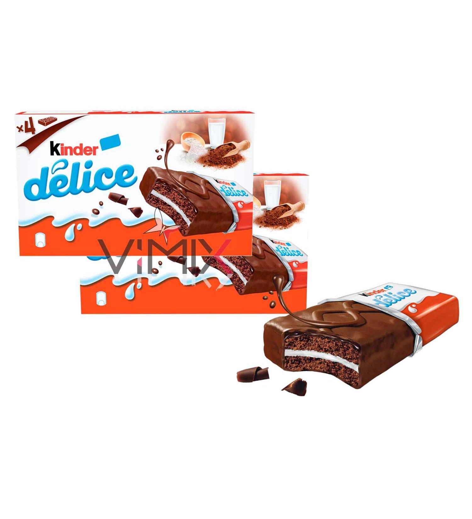 Kinder Kinder Delice Pack of 4 cake bars 39g 156g x 2