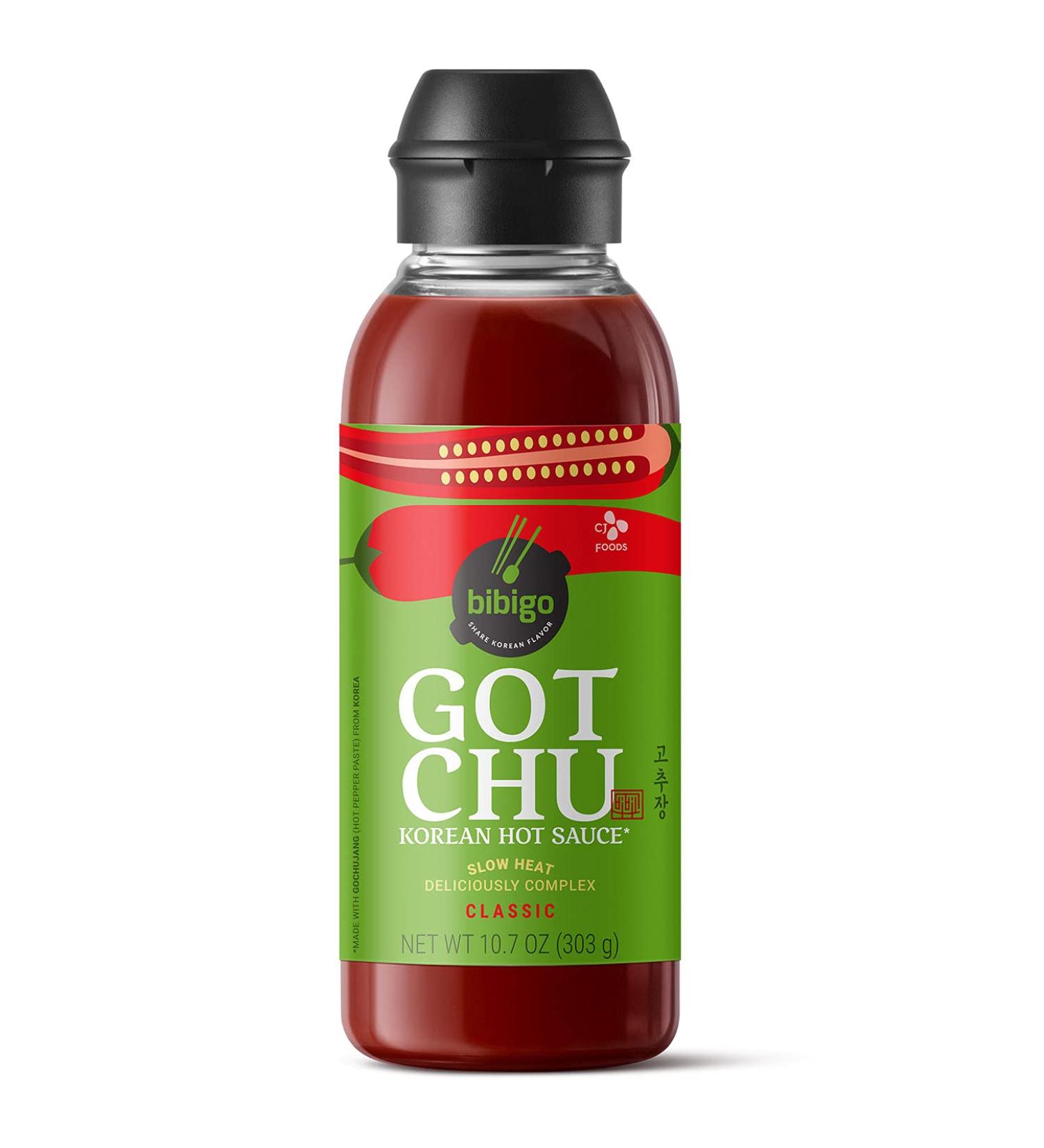 Bibigo GOTCHU Classic Korean Hot Sauce with Gochujang - 10.7 Oz Squeeze Bottle - Buy Online on GoSupps.com