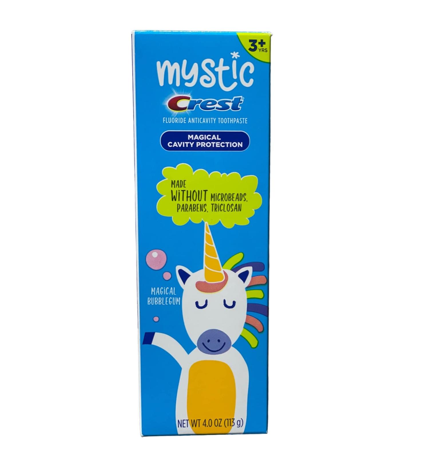 Crest Mystic Kids Toothpaste - Magical Bubblegum Flavor (4 oz 1pk) - Buy Online for International Shipping - Buy Online on GoSupps.com