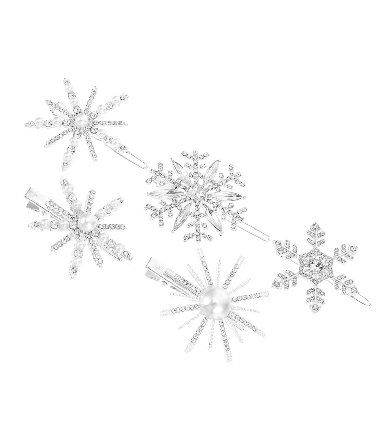 FRCOLOR Clips Pin Crystal for Hair Decorations Xmas Lady Flower Children Rhinestone Parties Snow Bridal Clear Wedding Shiny Rhinestones Silver Holiday Gorgeous Sparkly Party with - Buy Online on GoSupps.com
