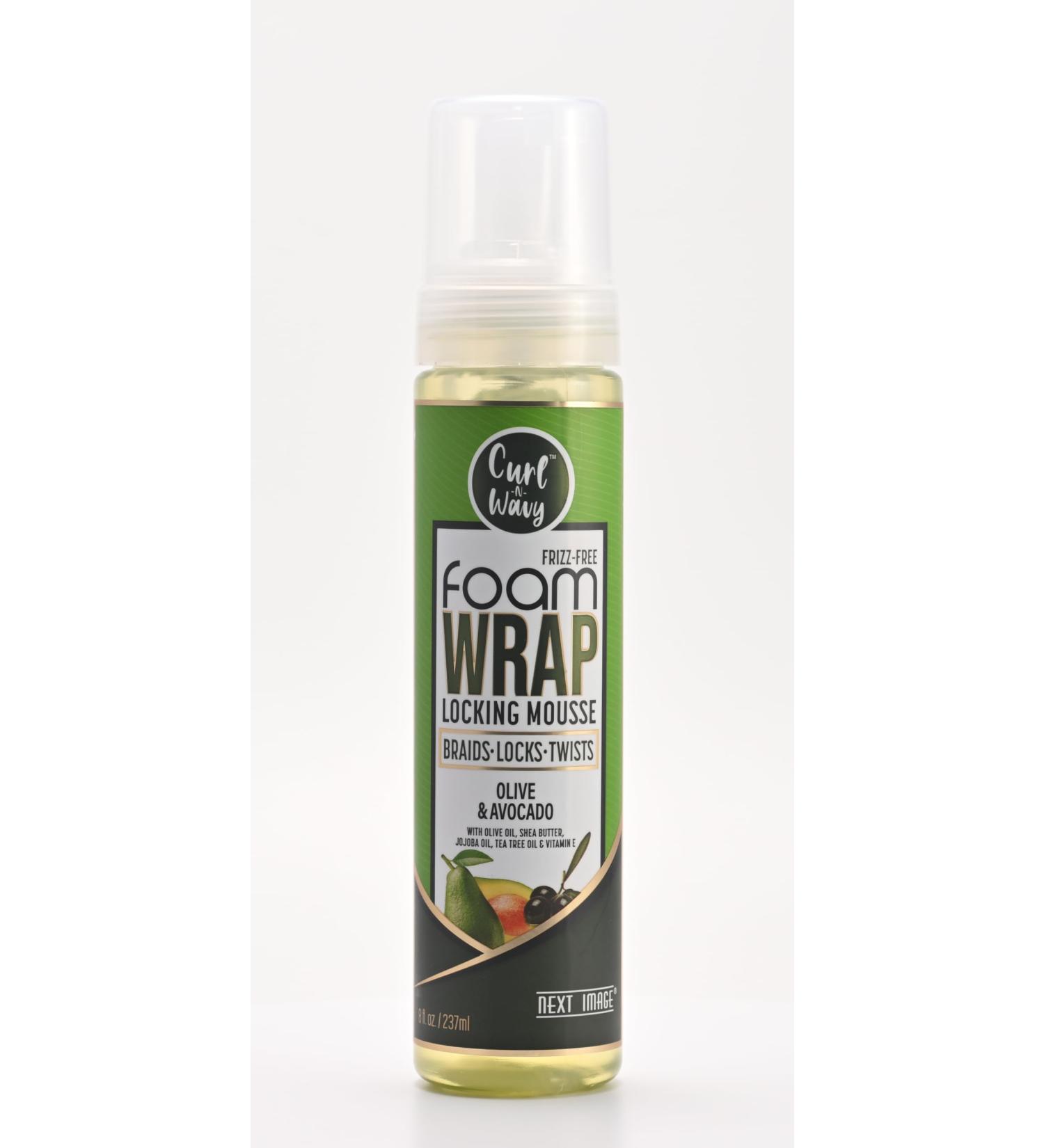 NEXT IMAGE Foam Wrap Locking Mousse - Olive & Avocado | Perfect for Smooth Styles | International Shipping Available - Buy Online on GoSupps.com