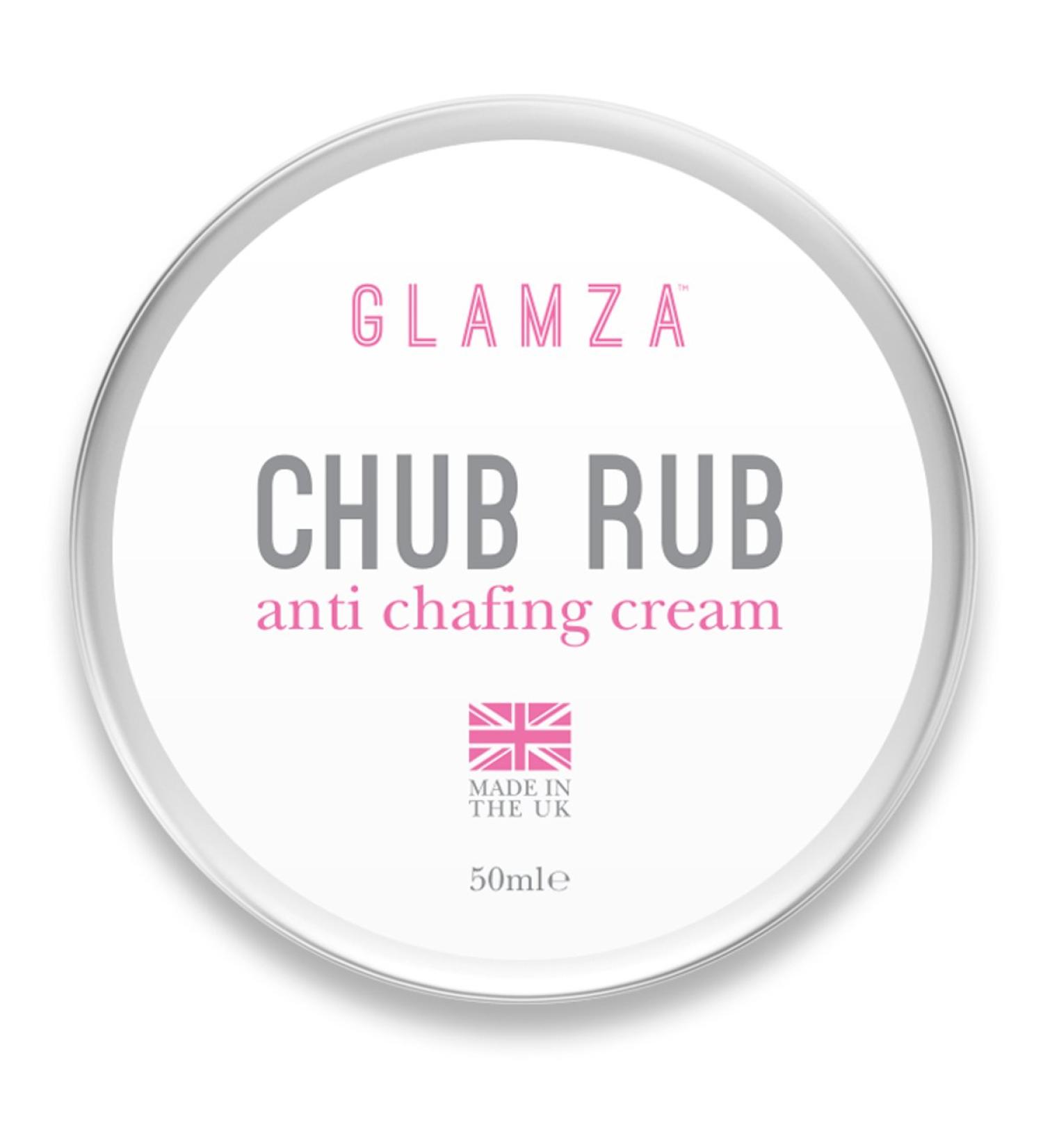 Glamza Chub Rub Anti Chafing Cream 50g - Smooth Skin All Over, Ideal for Sports, Running, Hands & Feet Care - Buy Online on GoSupps.com