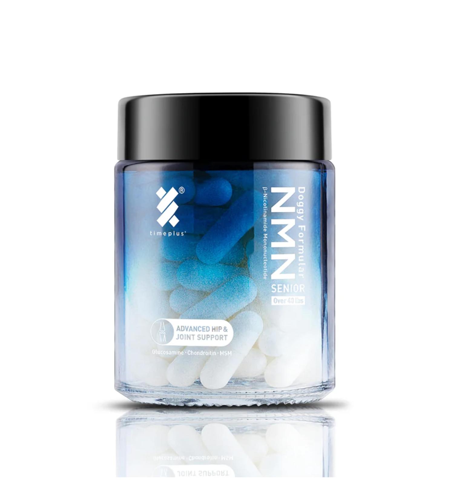 NMN Supplement for Dogs Pet Essentials NAD+ Supplement Alternative-Supports Cellular Longevity Strengthens Immune System Joint and Hip Support Energy Metabolism-60 Capsules (Large Dog) - Buy Online on GoSupps.com