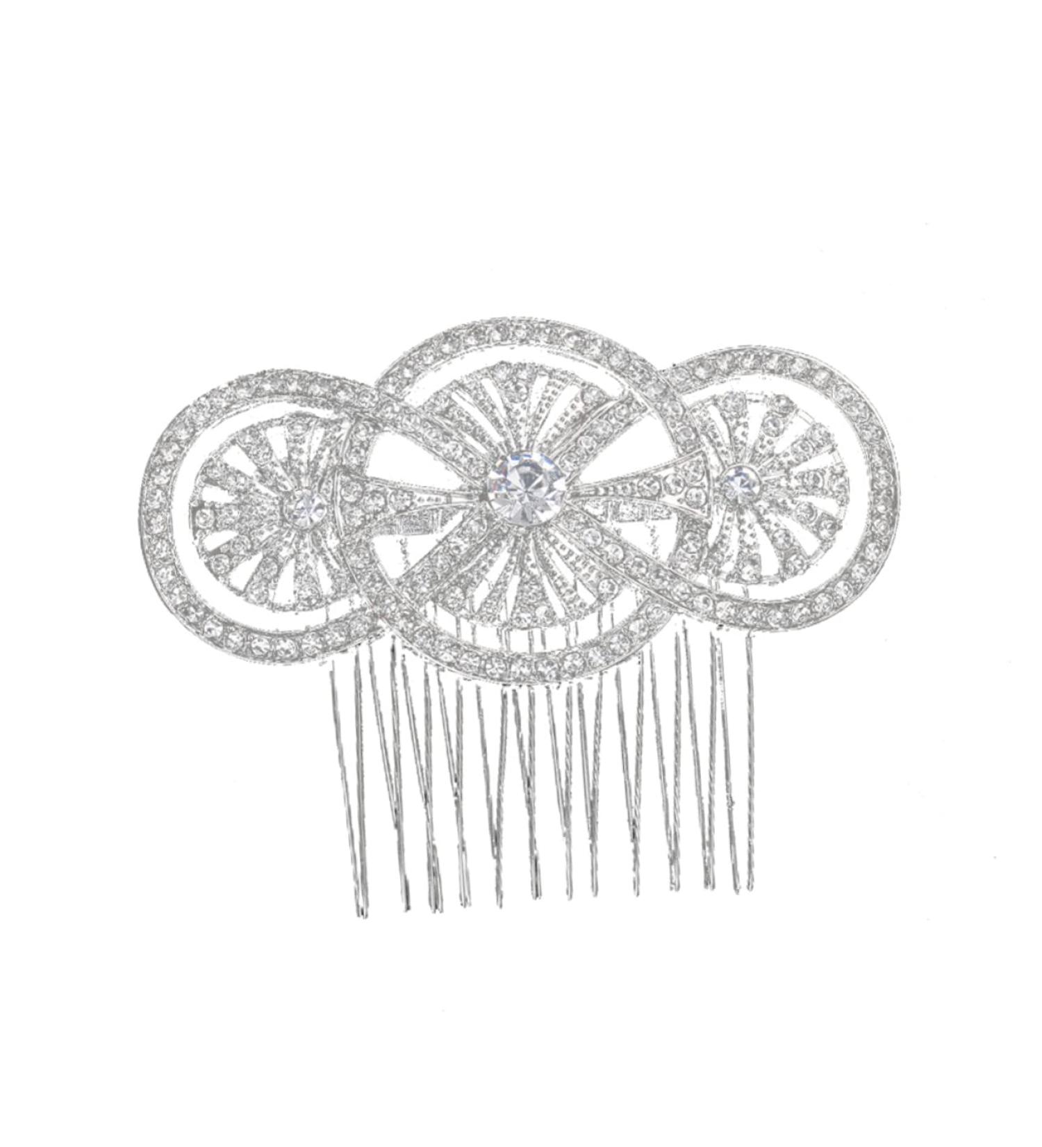 POPETPOP Bridal Headpiece Rhinestone Hairpin Bridal Headdress Bridal Hair Comb Bride Hair up Wedding - Buy Online on GoSupps.com