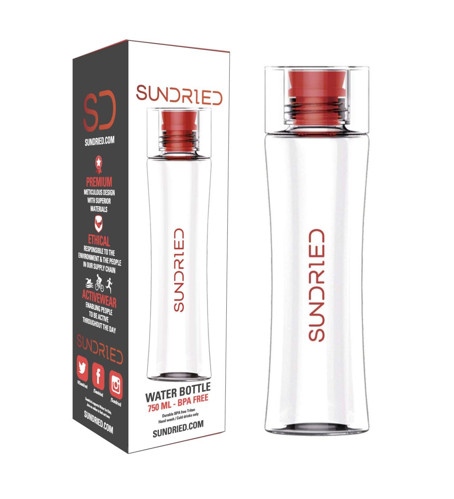 Sundried 26oz BPA Free Leakproof Sports Water Bottle - Ideal for Fitness & Gym - Buy Online on GoSupps.com