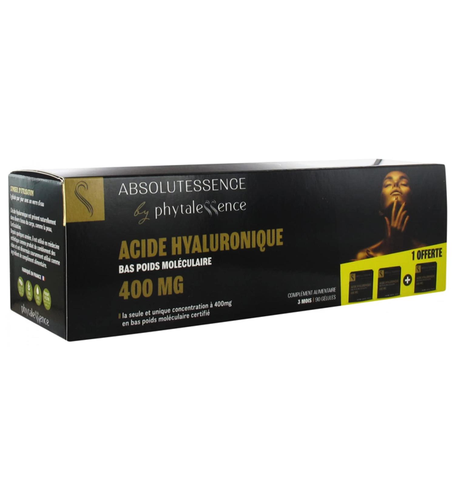 Phytalessence Hyaluronic Acid 400 mg Pack of 3 x 30 Capsules