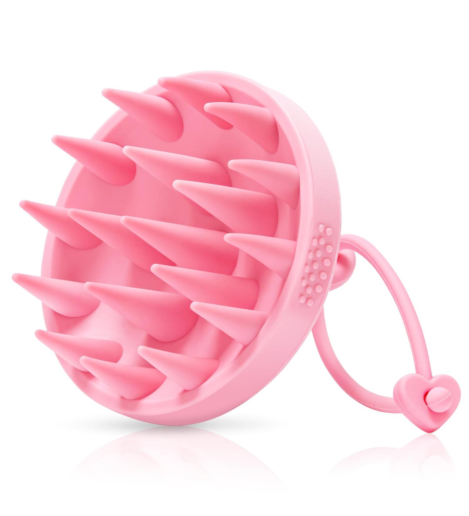 Alyvisun Scalp Massage Brush | Silicone Shampoo Brush for Head Massage & Scalp Peeling | Wet & Dry Hair Use - Buy Online on GoSupps.com