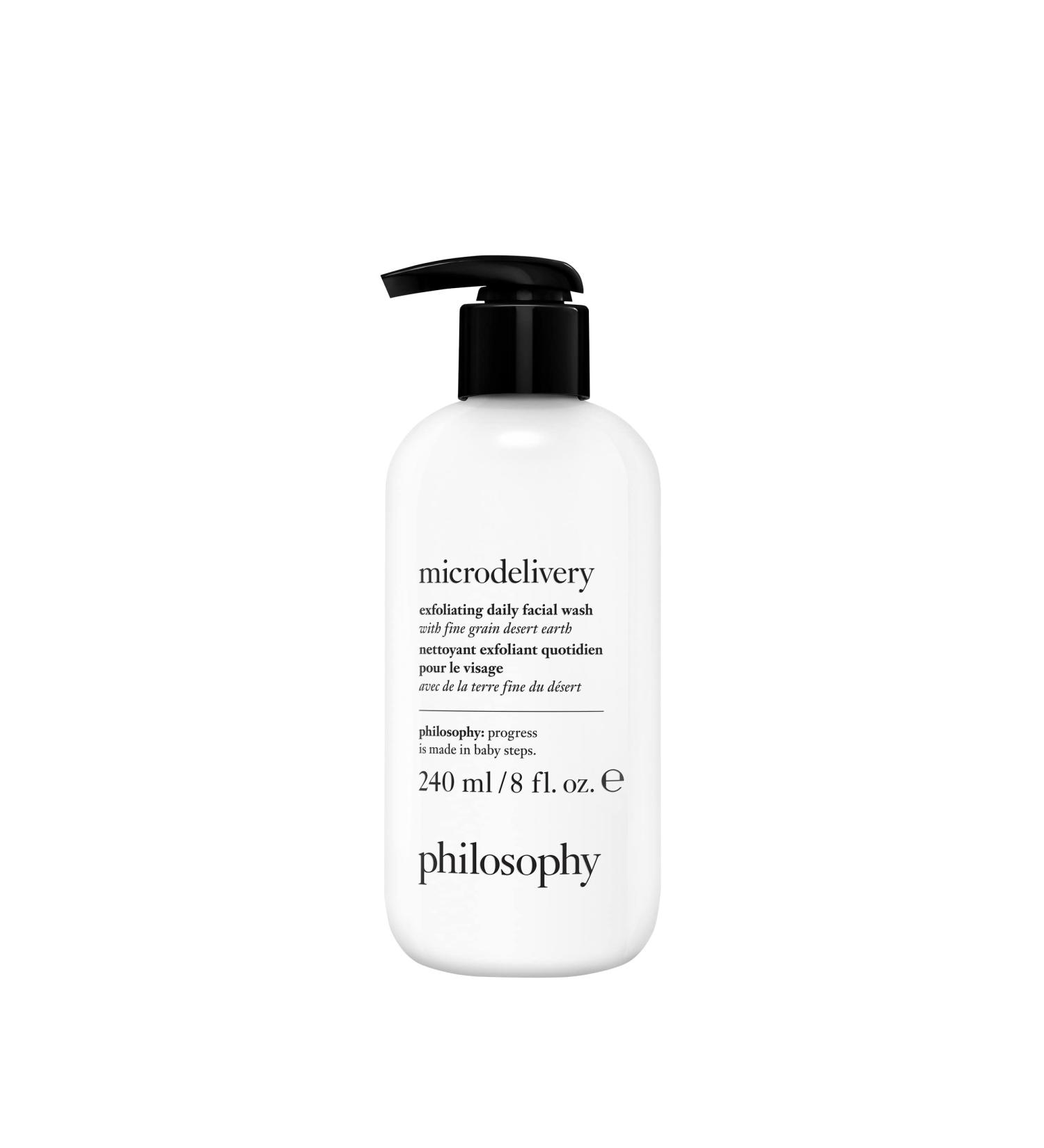 philosophy Microdelivery Face Wash 8 oz - Gentle Facial Cleanser for Brighter Skin - Buy Online on GoSupps.com