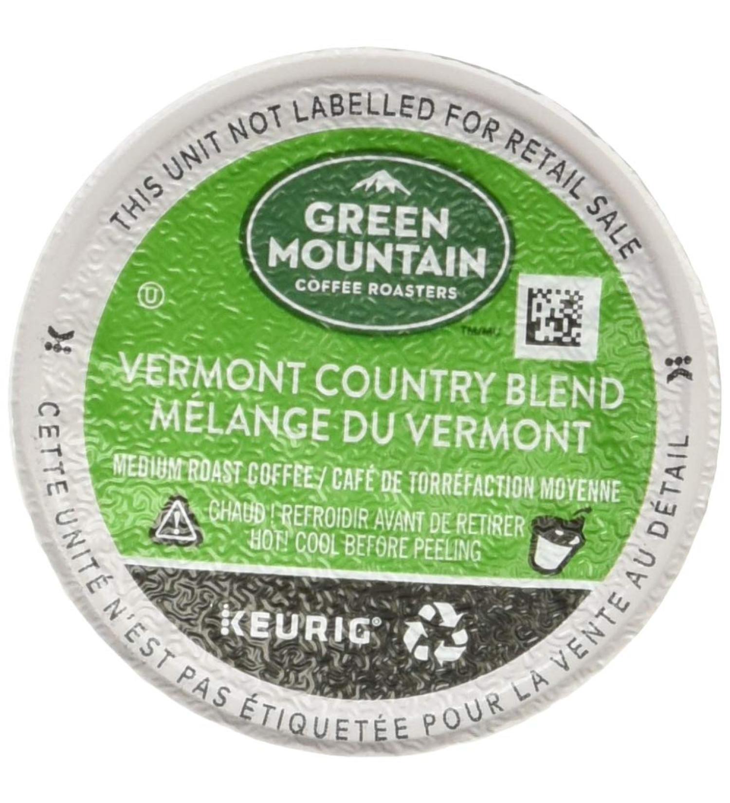 Green Mountain Coffee Vermont Country Blend K-Cup pods for Keurig brewers 24 Count - Buy Online on GoSupps.com