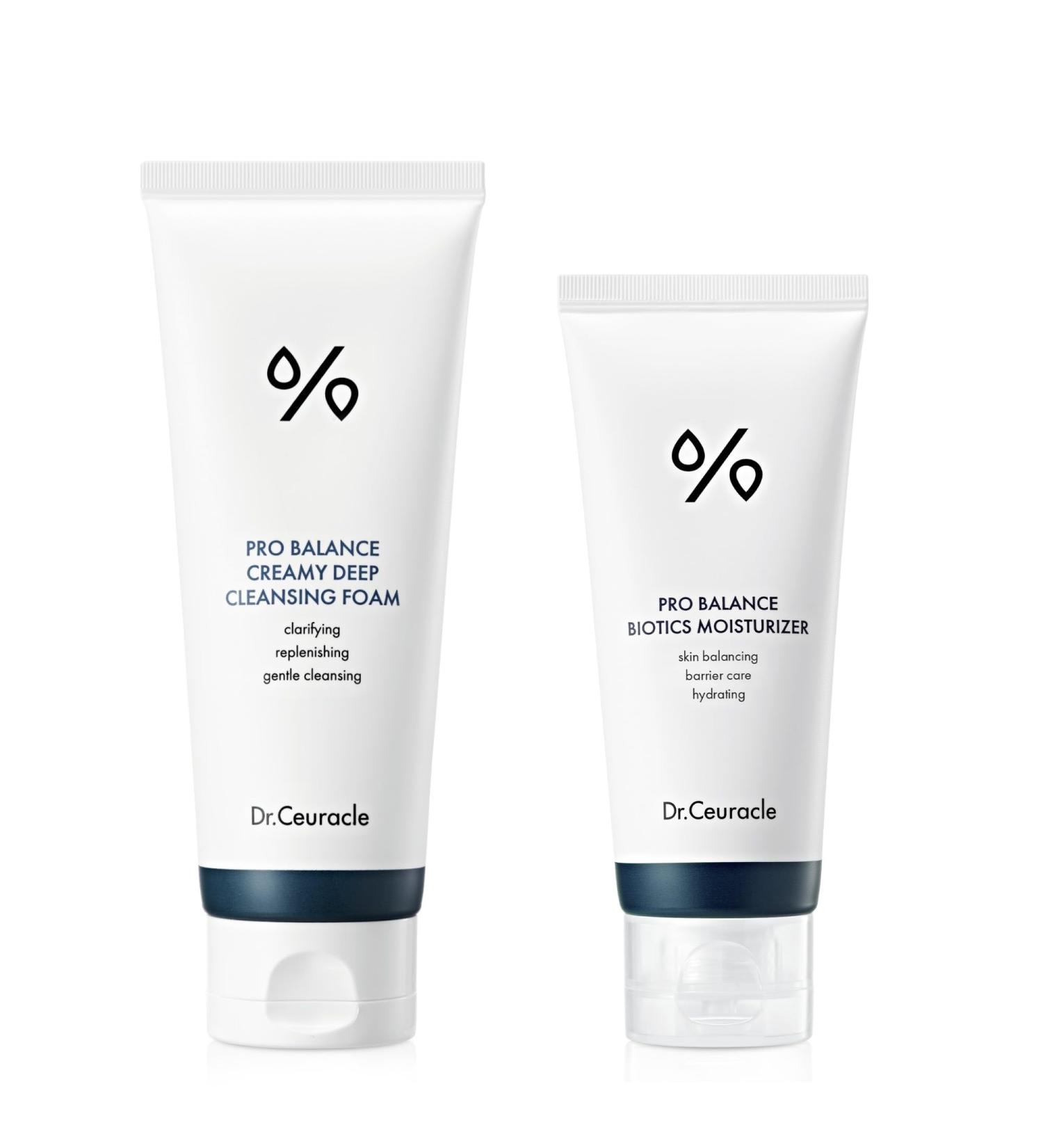 Dr.Ceuracle | Pro Balance Creamy Deep Cleansing Foam + Moisturizer