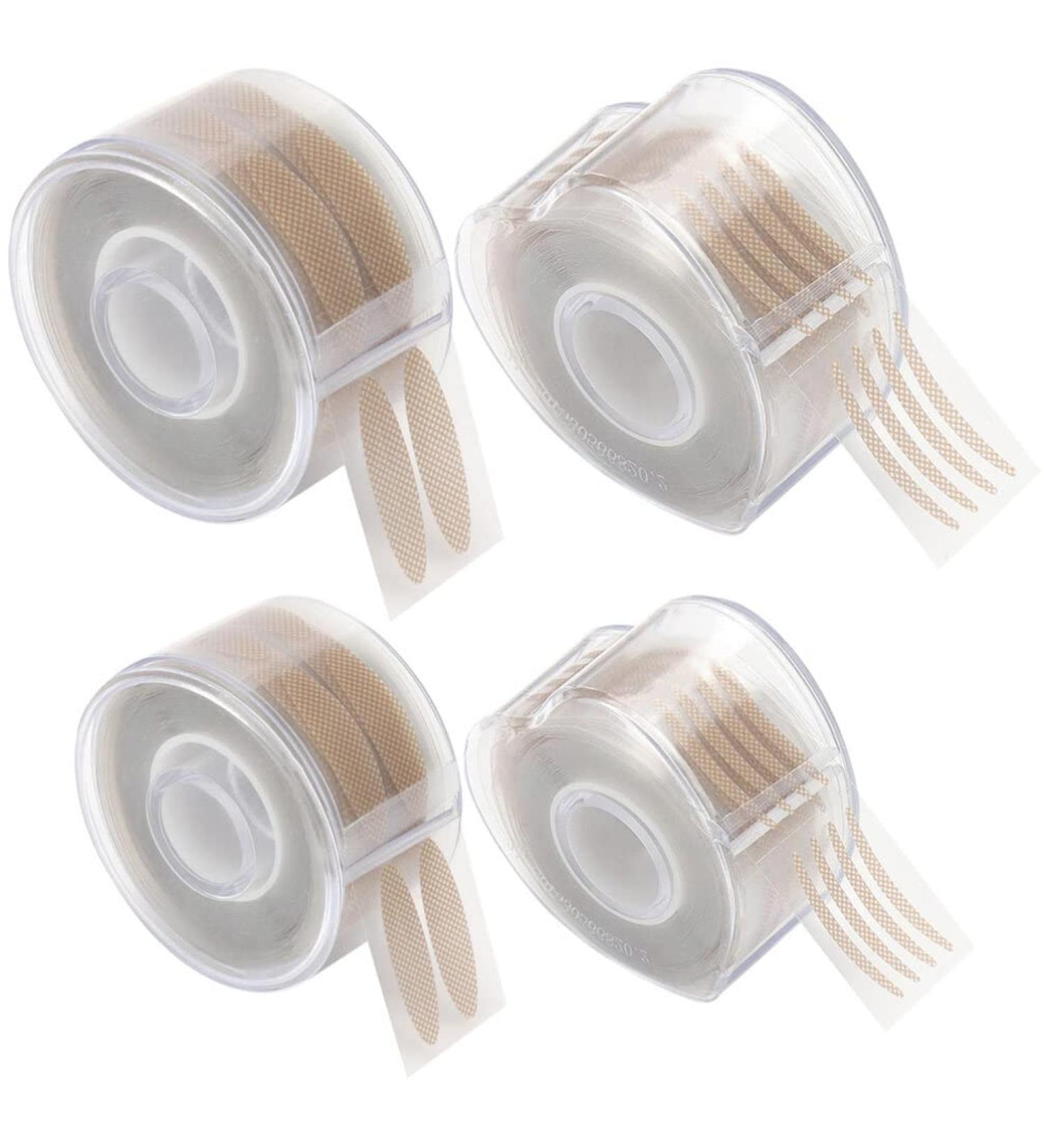 FOMIYES 4 Rolls Double Eyelid Stickers - Instant Eye Lift Strips for Hooded Eyes Invisible & Breathable Adhesive - Buy Online on GoSupps.com