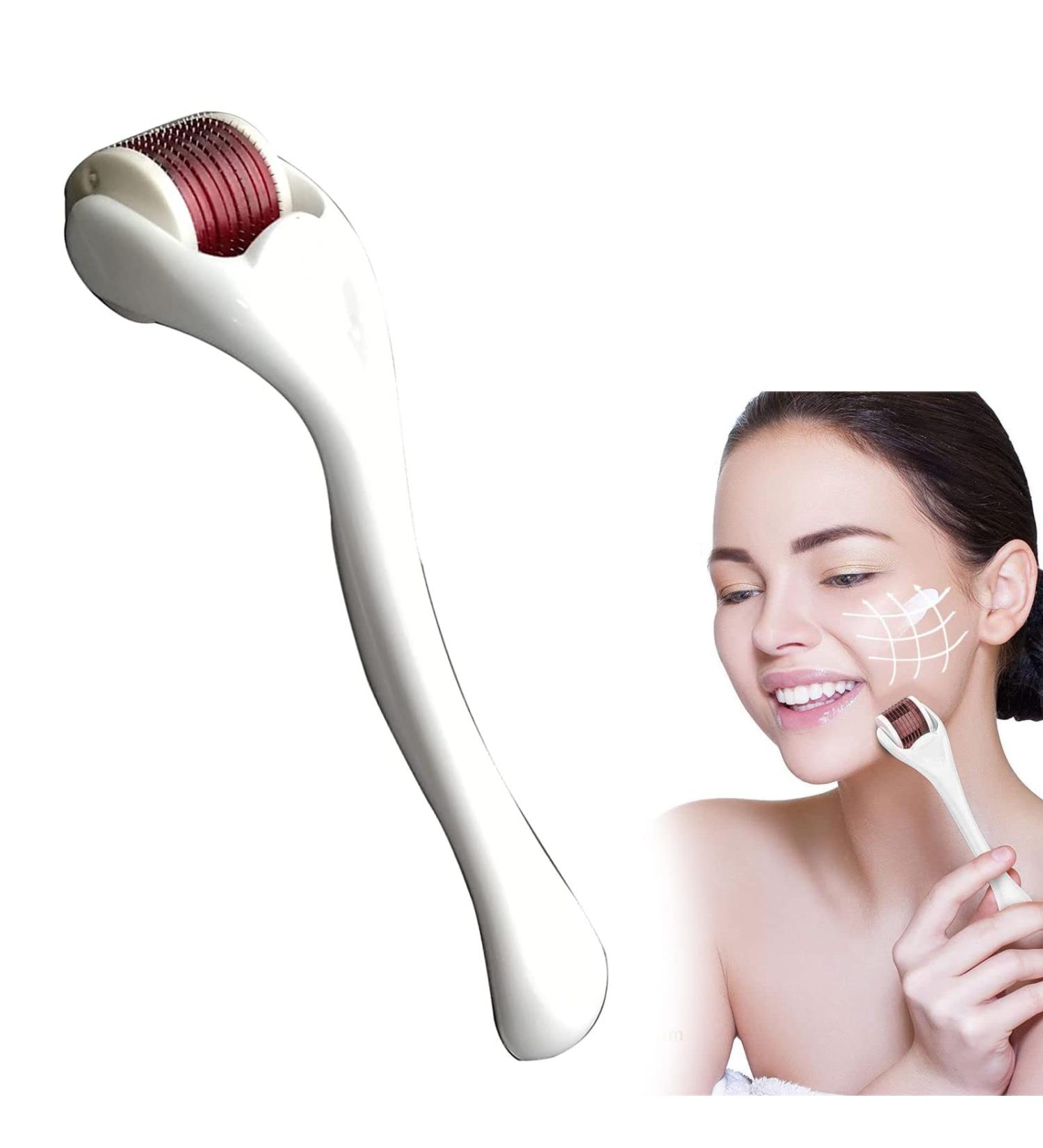 IOPYKKOA Beard Roller 0.5 mm - Microneedling Roller for Beard Growth | Derma Roller for Men | International Shipping Available - Buy Online on GoSupps.com