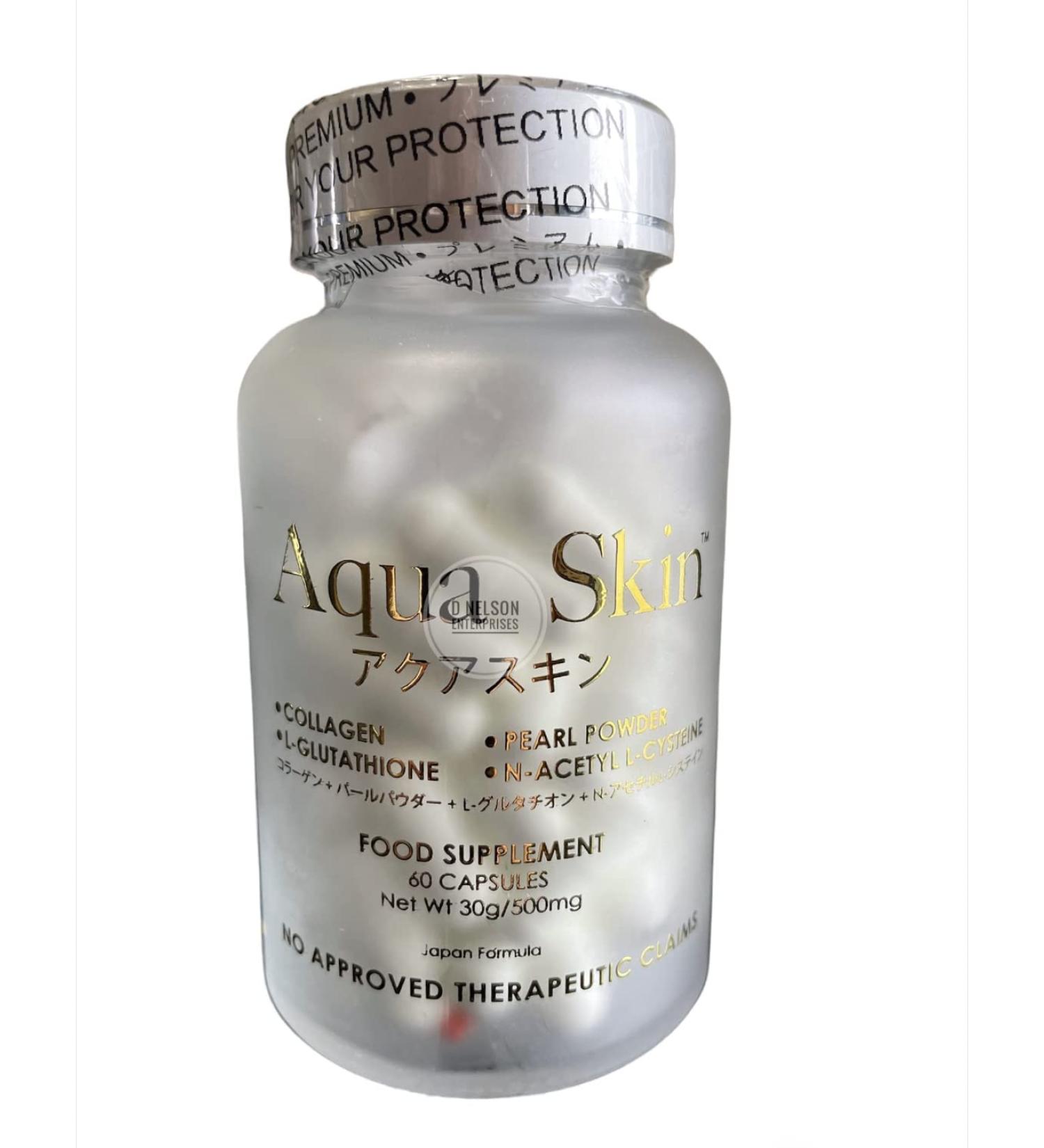 Aqua Skin Glutathione Made in Japan 60 Capsules 60.0 Count