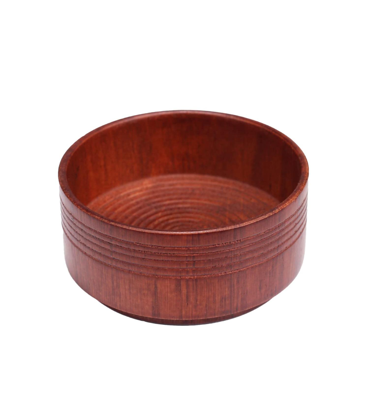 Premium Wooden Shaving Soap Bowl for Men | NSG758 | Ultimate Razor Cleaning Tool for a Perfect Shave - Buy Online on GoSupps.com