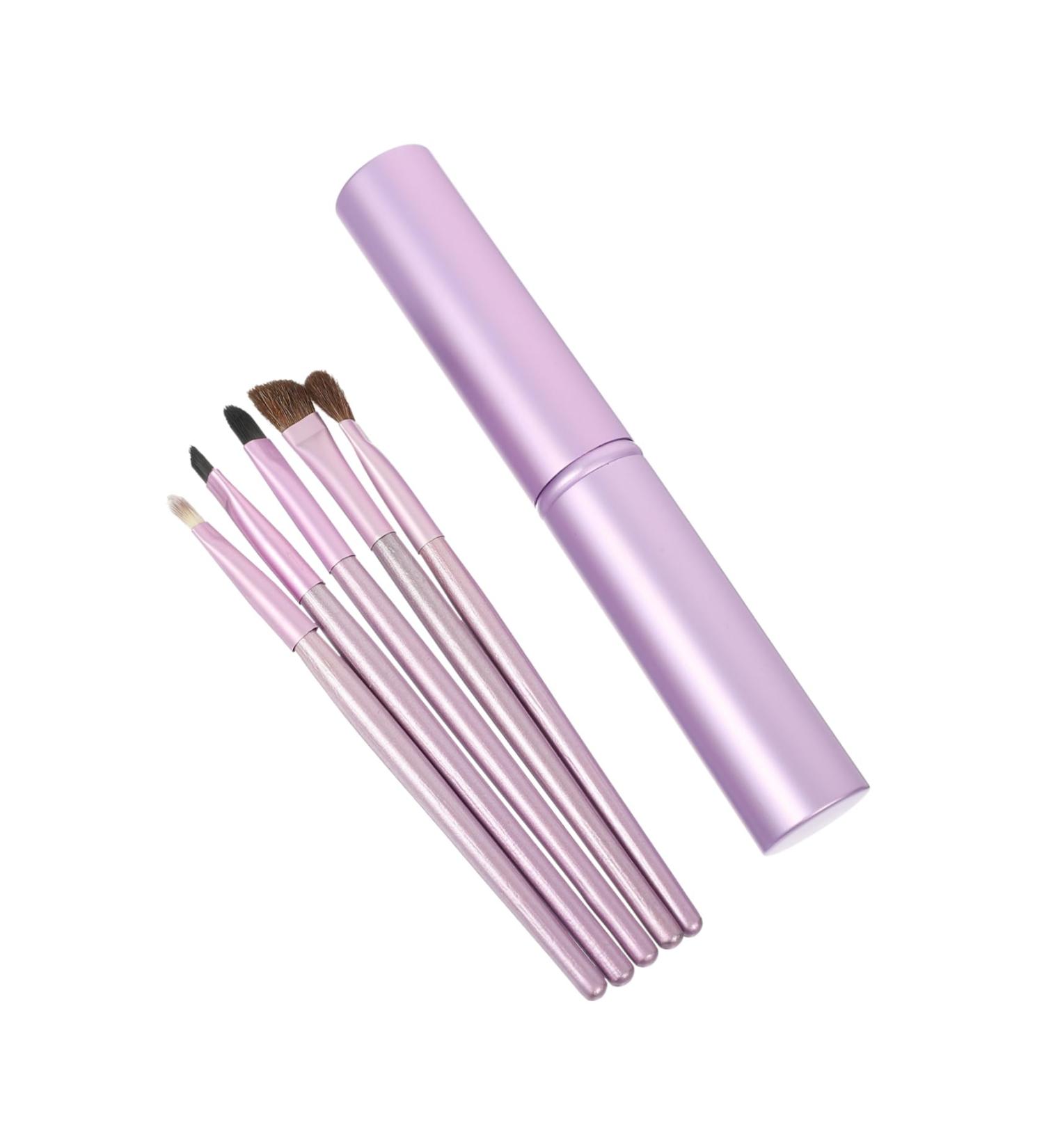 Angoily 5 Pcs Horsehair Eyeshadow Brush Women s Suits Eye Blending Brush Makeup Eyeshadow Tool Gel Travel - Buy Online on GoSupps.com